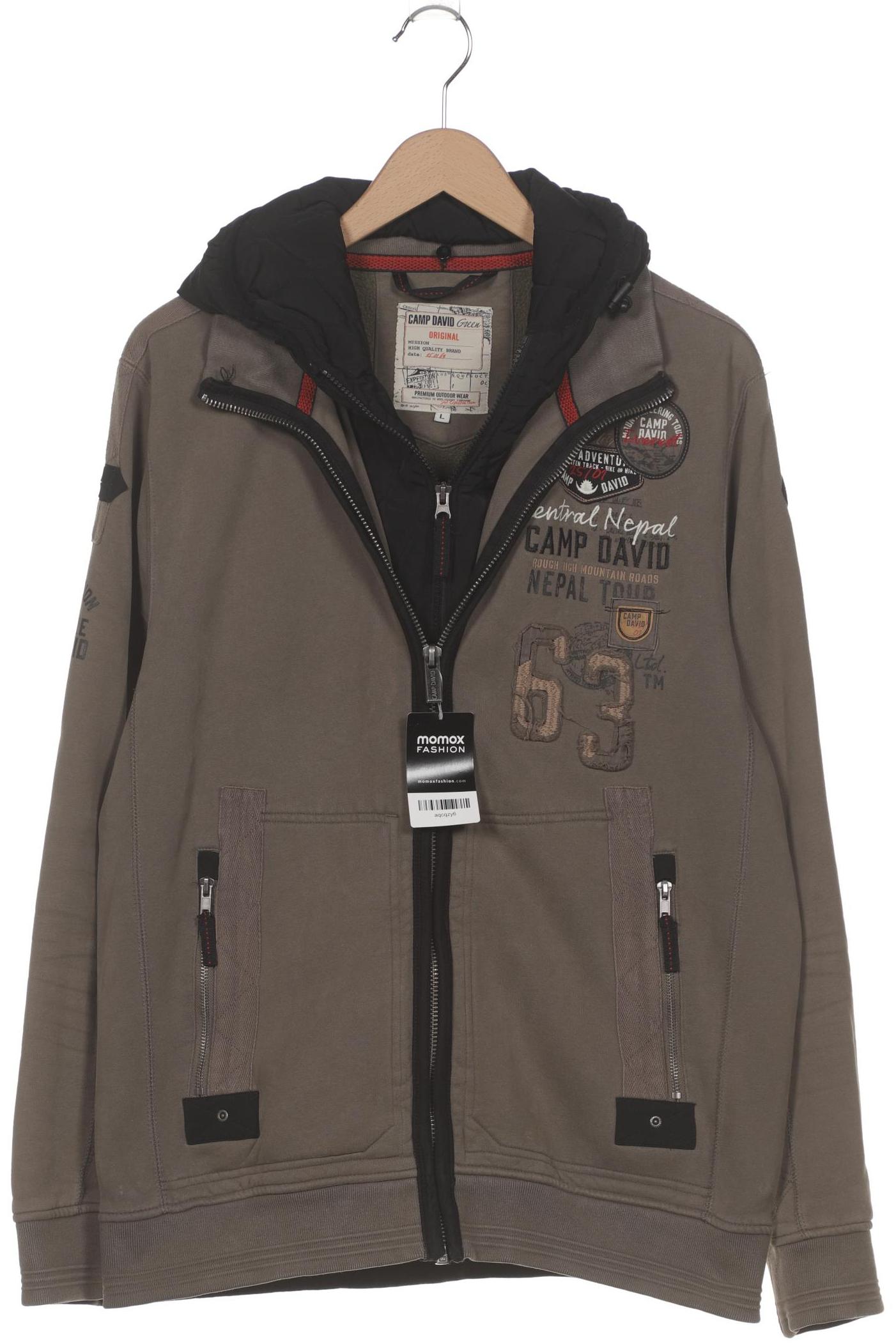 

Camp David Herren Kapuzenpullover, grün, Gr. 52