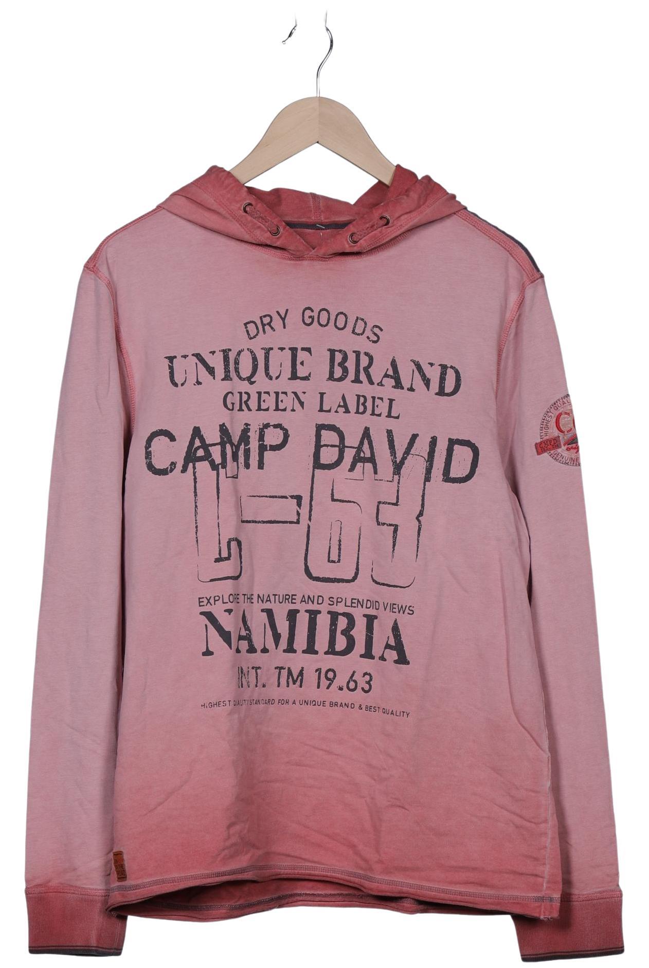 

Camp David Herren Langarmshirt, pink, Gr. 52