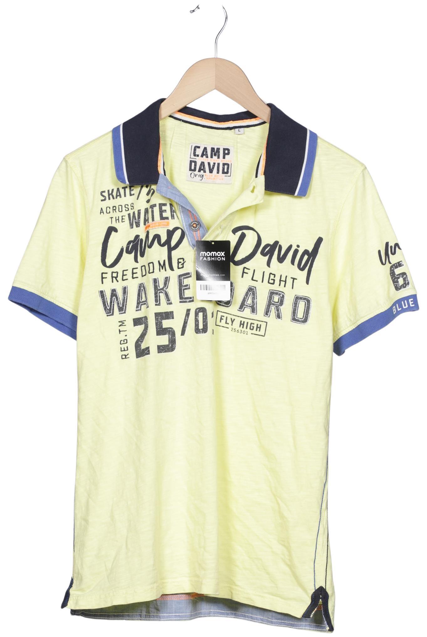 

Camp David Herren Poloshirt, gelb, Gr. 52