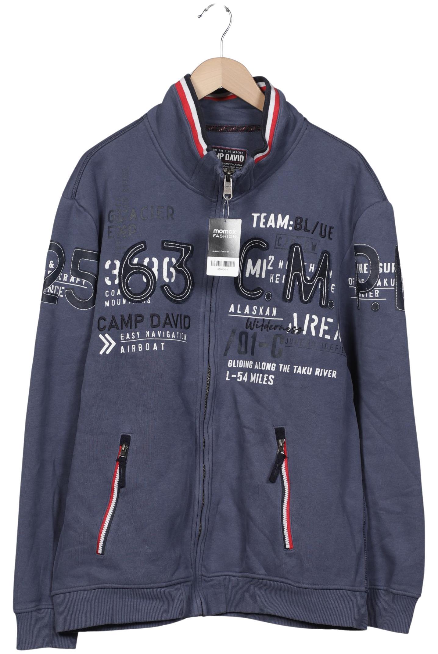 

Camp David Herren Kapuzenpullover, marineblau, Gr. 58