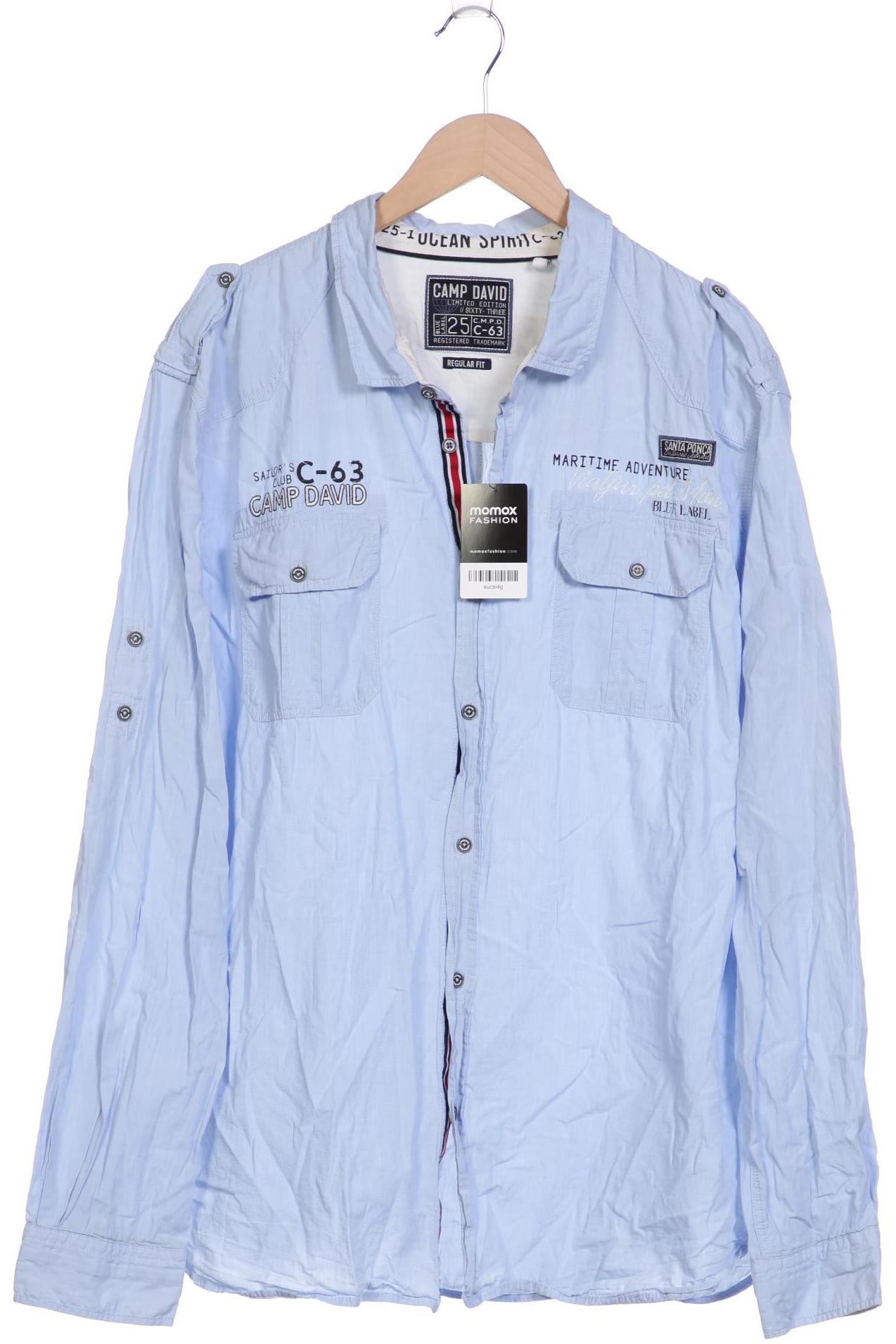 

Camp David Herren Hemd, blau, Gr. 58