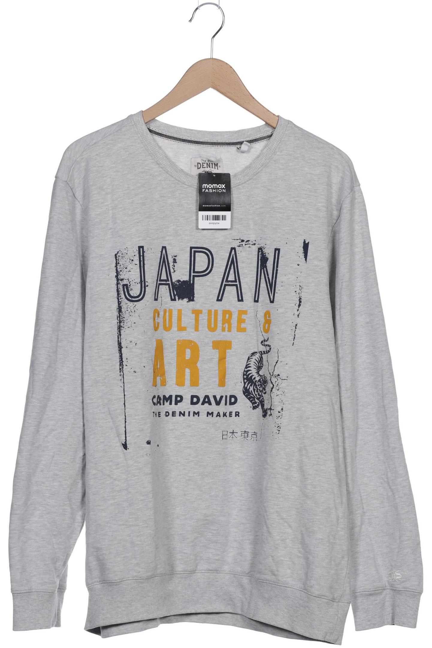 

Camp David Herren Sweatshirt, grau, Gr. 56