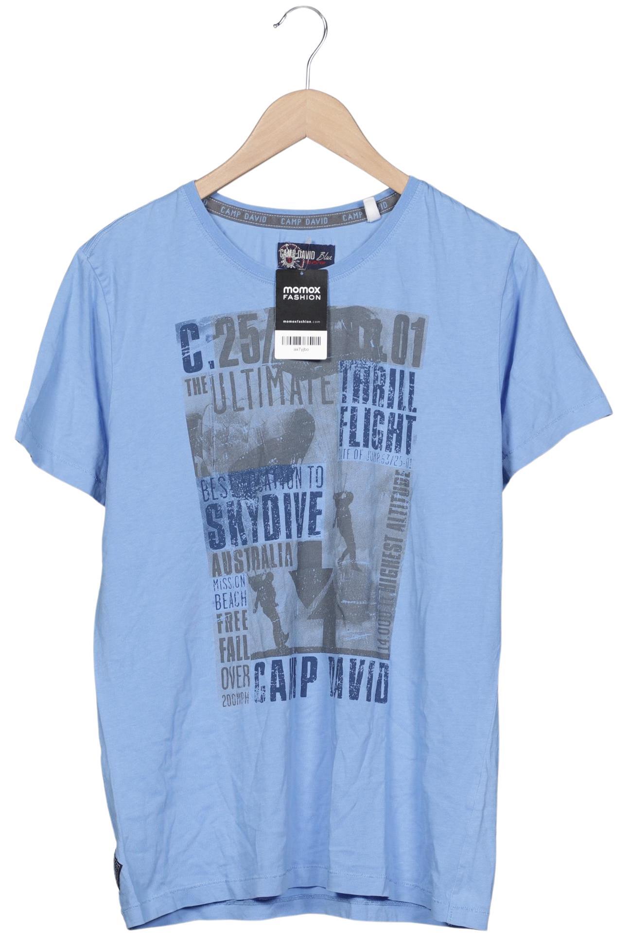 

Camp David Herren T-Shirt, blau, Gr. 48