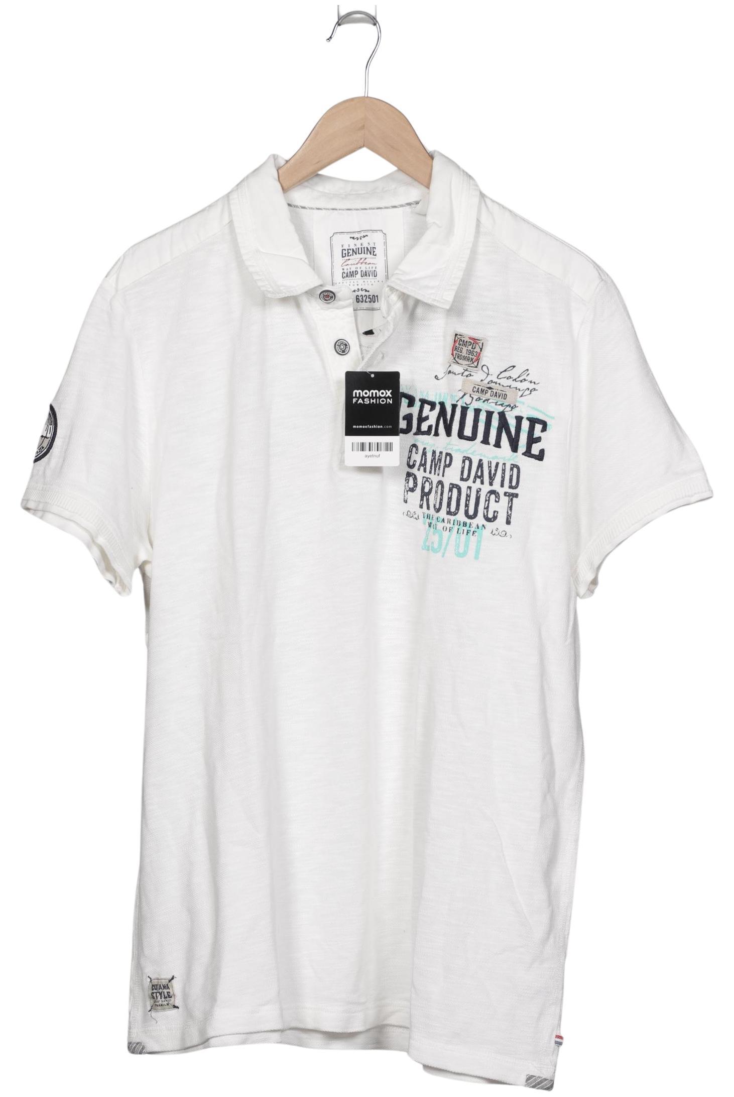 

Camp David Herren Poloshirt, weiß, Gr. 56