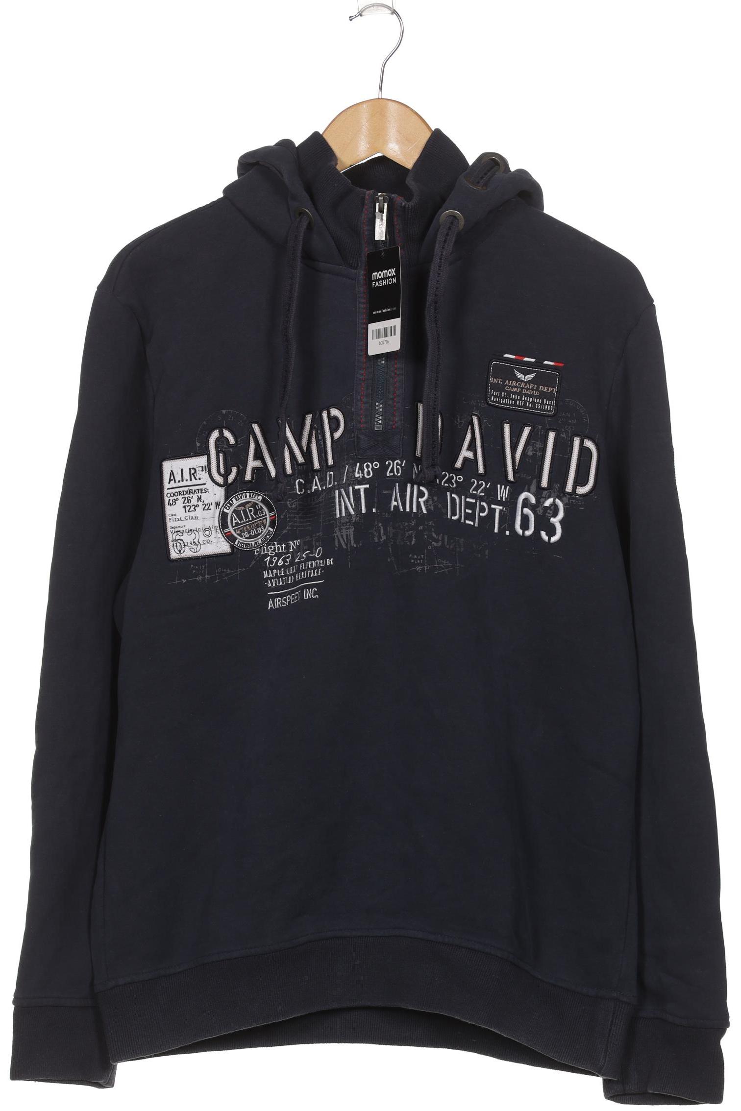

Camp David Herren Kapuzenpullover, marineblau, Gr. 52