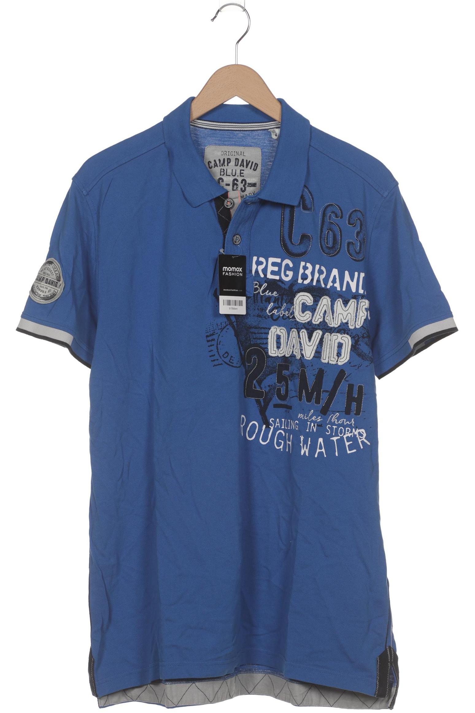 

Camp David Herren Poloshirt, blau, Gr. 56