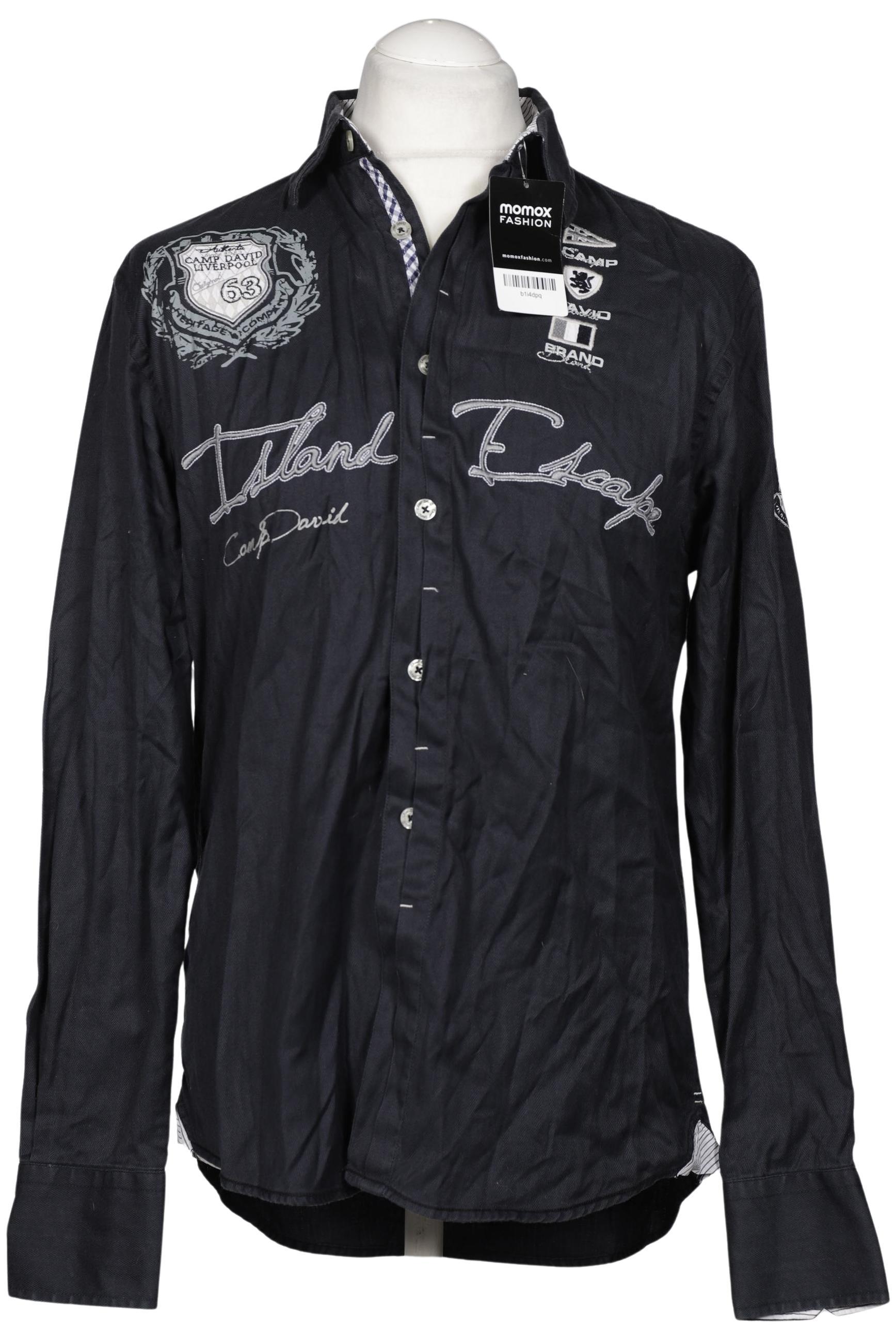 

Camp David Herren Hemd, marineblau, Gr. 48