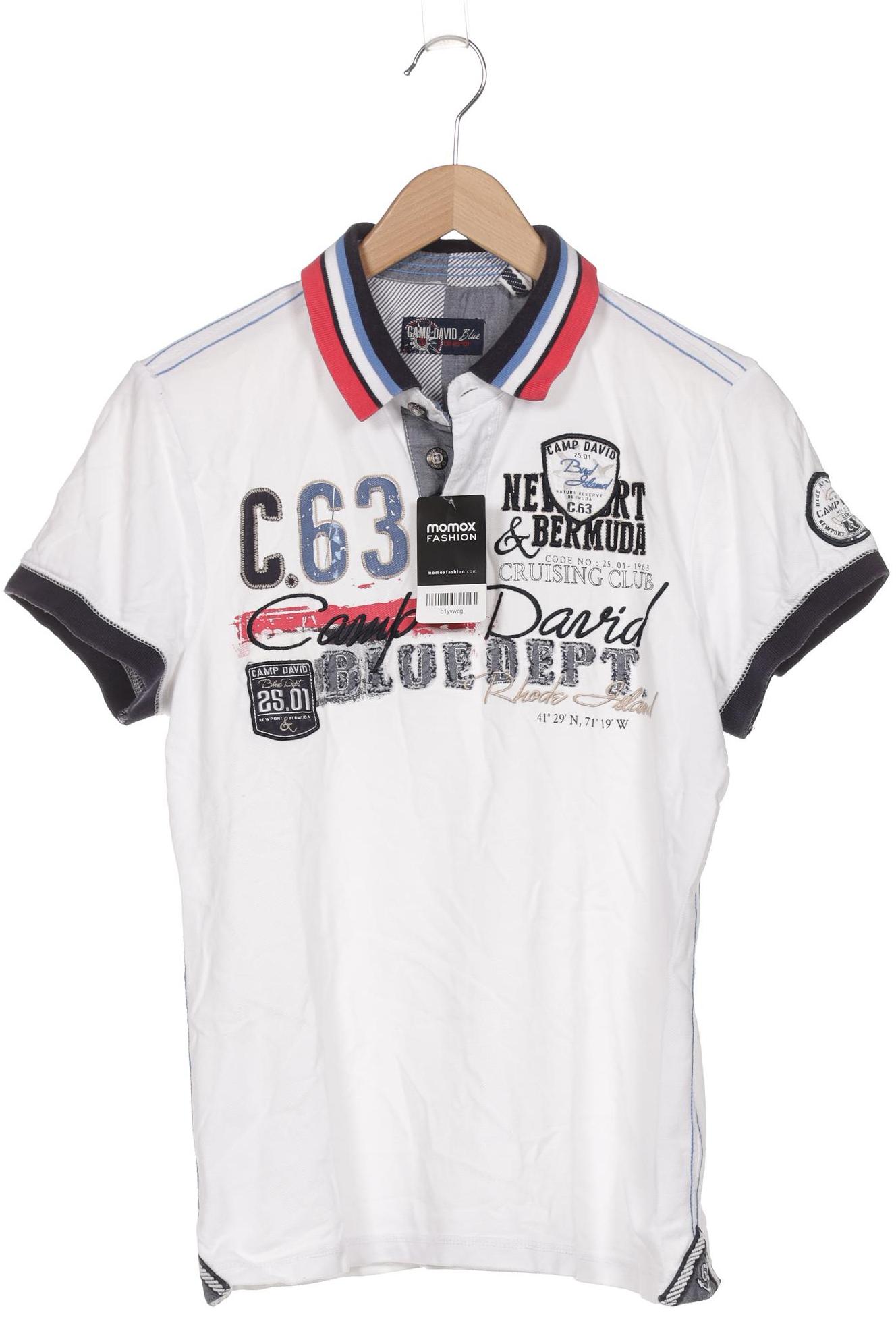 

Camp David Herren Poloshirt, weiß, Gr. 48