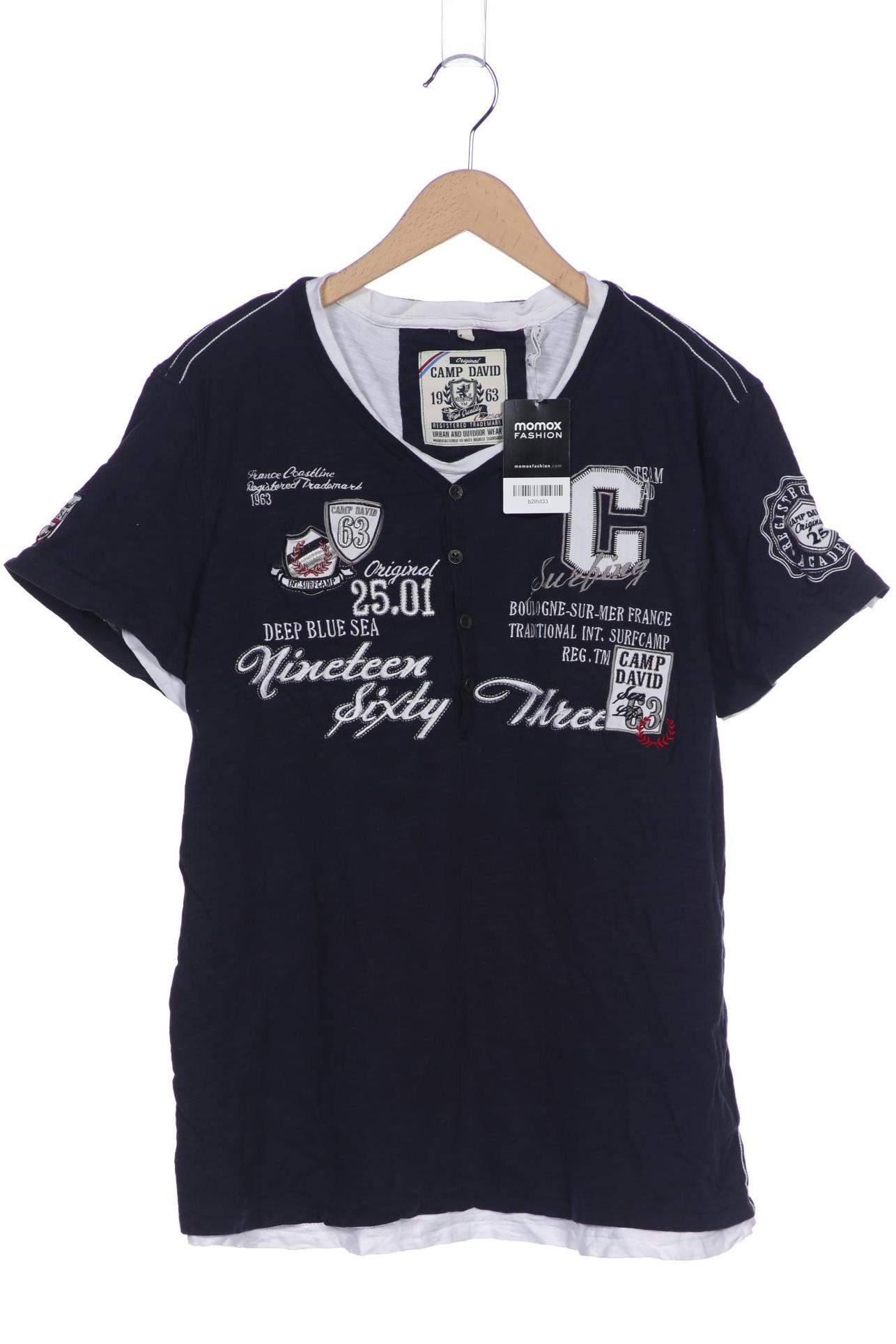 

Camp David Herren T-Shirt, marineblau, Gr. 52