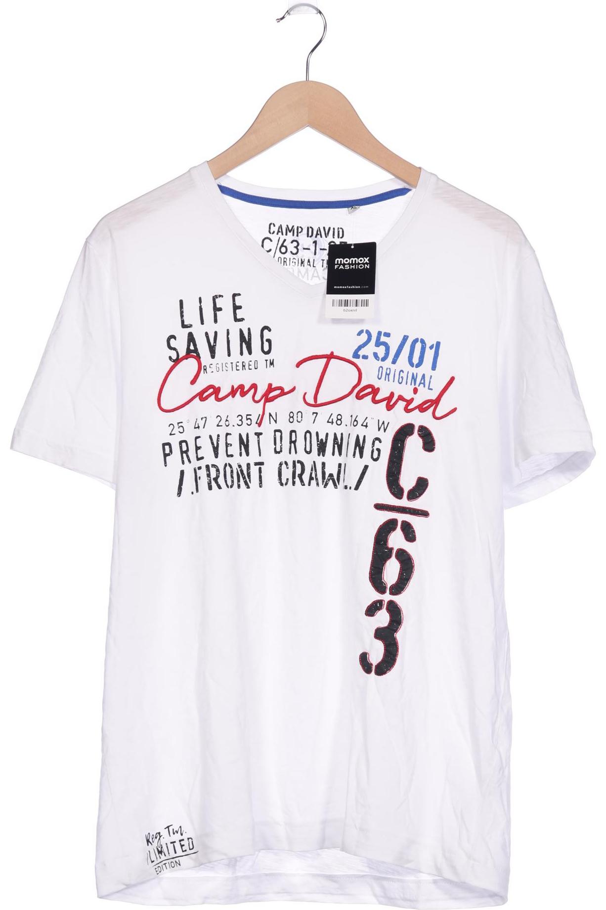 

Camp David Herren T-Shirt, weiß, Gr. 54