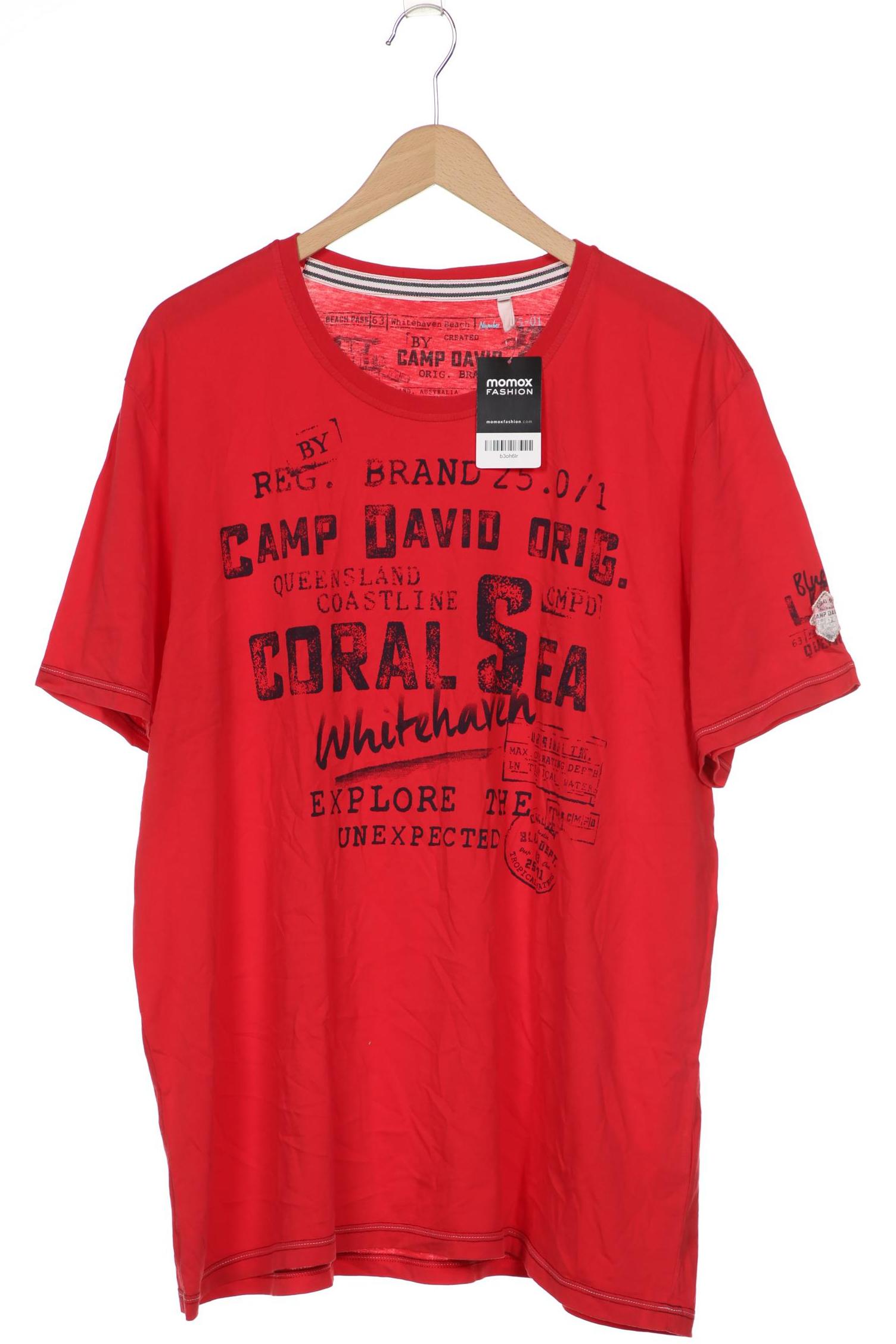 

Camp David Herren T-Shirt, rot