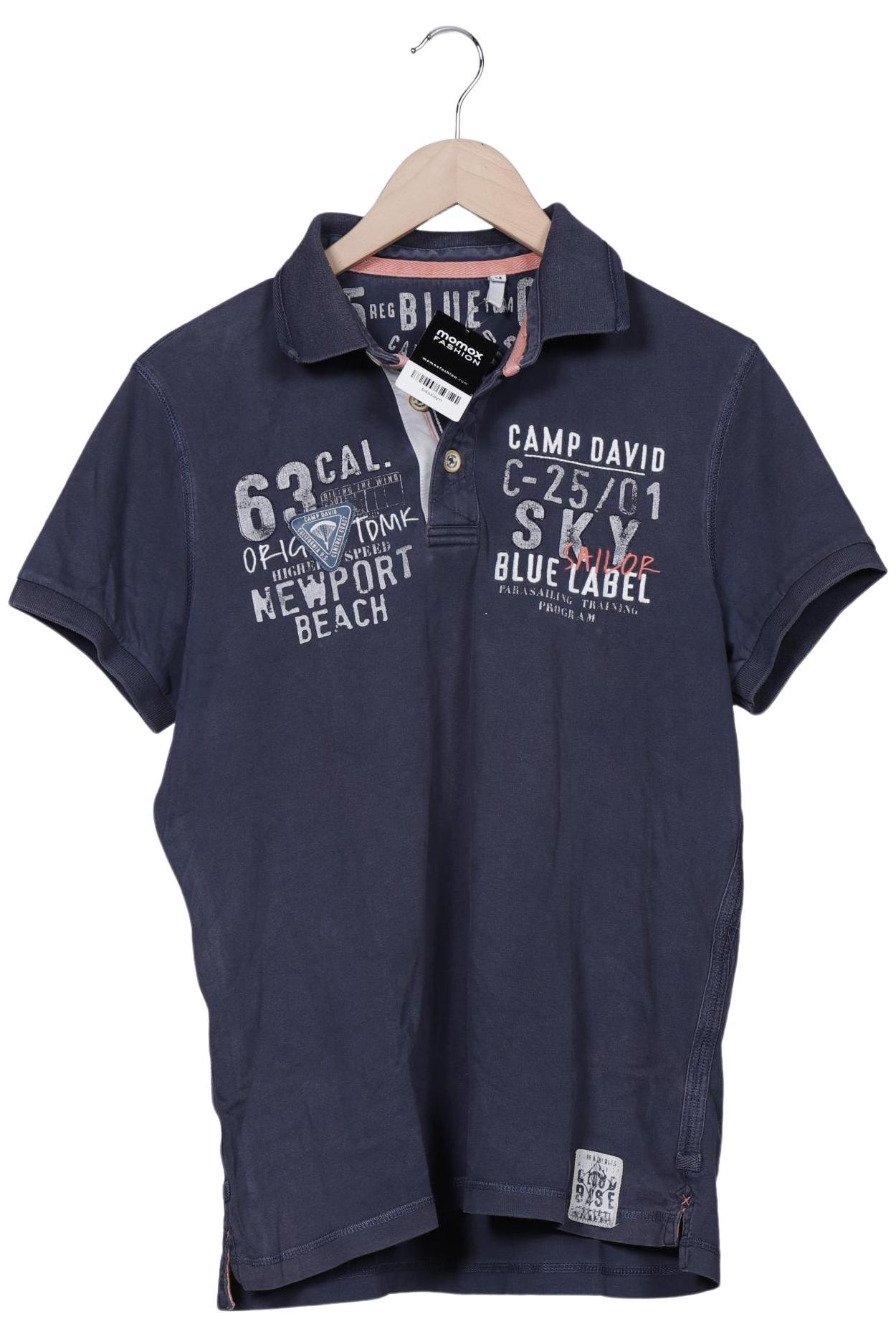

Camp David Herren Poloshirt, marineblau, Gr. 48