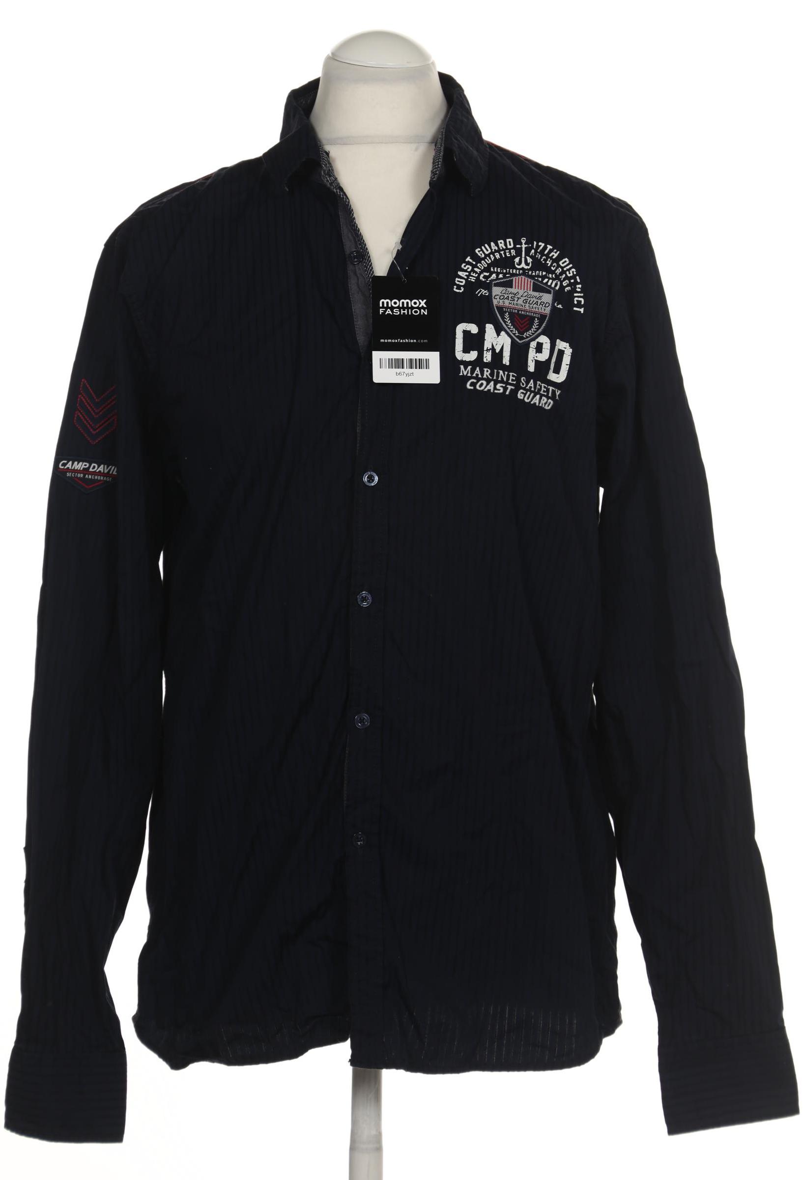 

Camp David Herren Hemd, marineblau