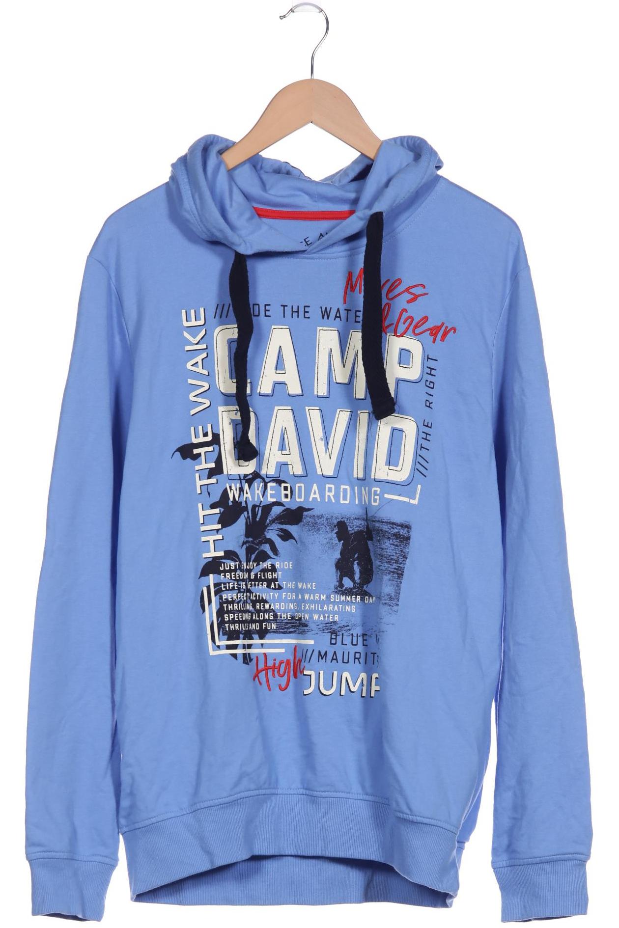 

Camp David Herren Kapuzenpullover, blau, Gr. 54