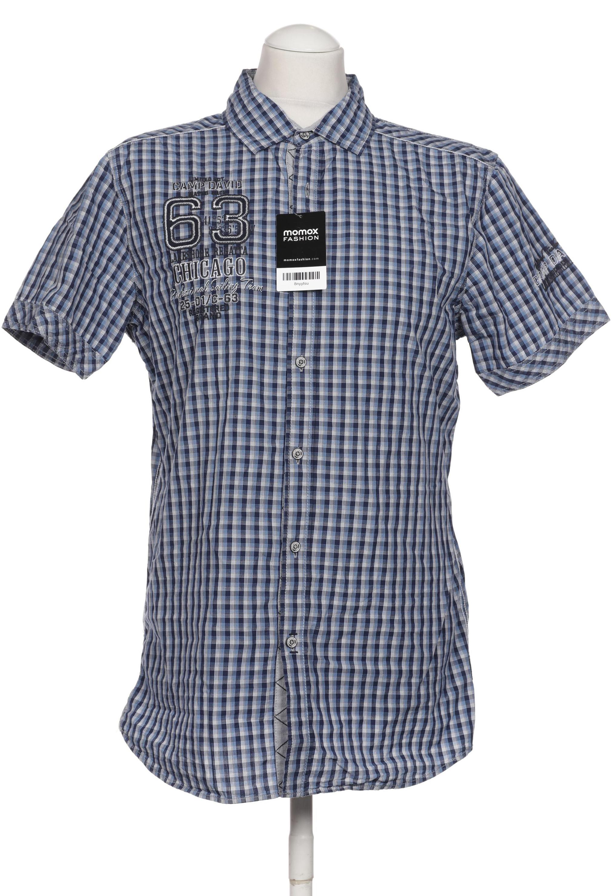 

Camp David Herren Hemd, blau, Gr. 48