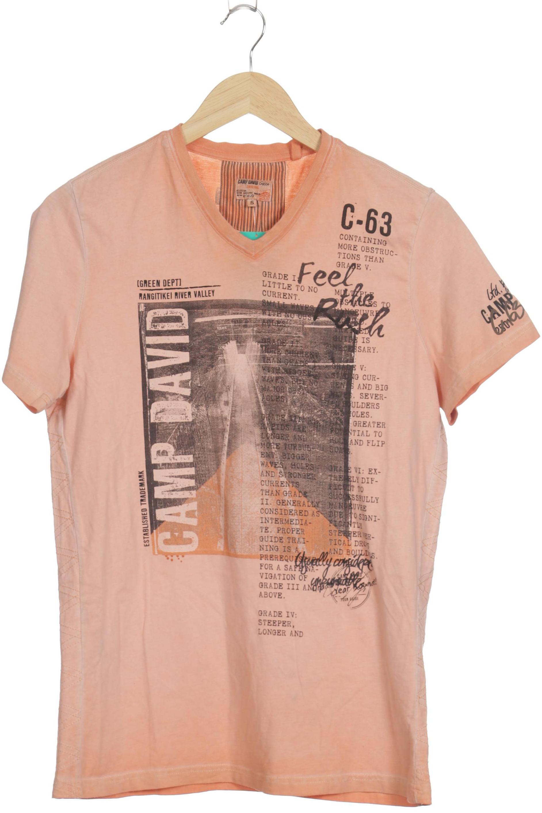 

Camp David Herren T-Shirt, orange, Gr.