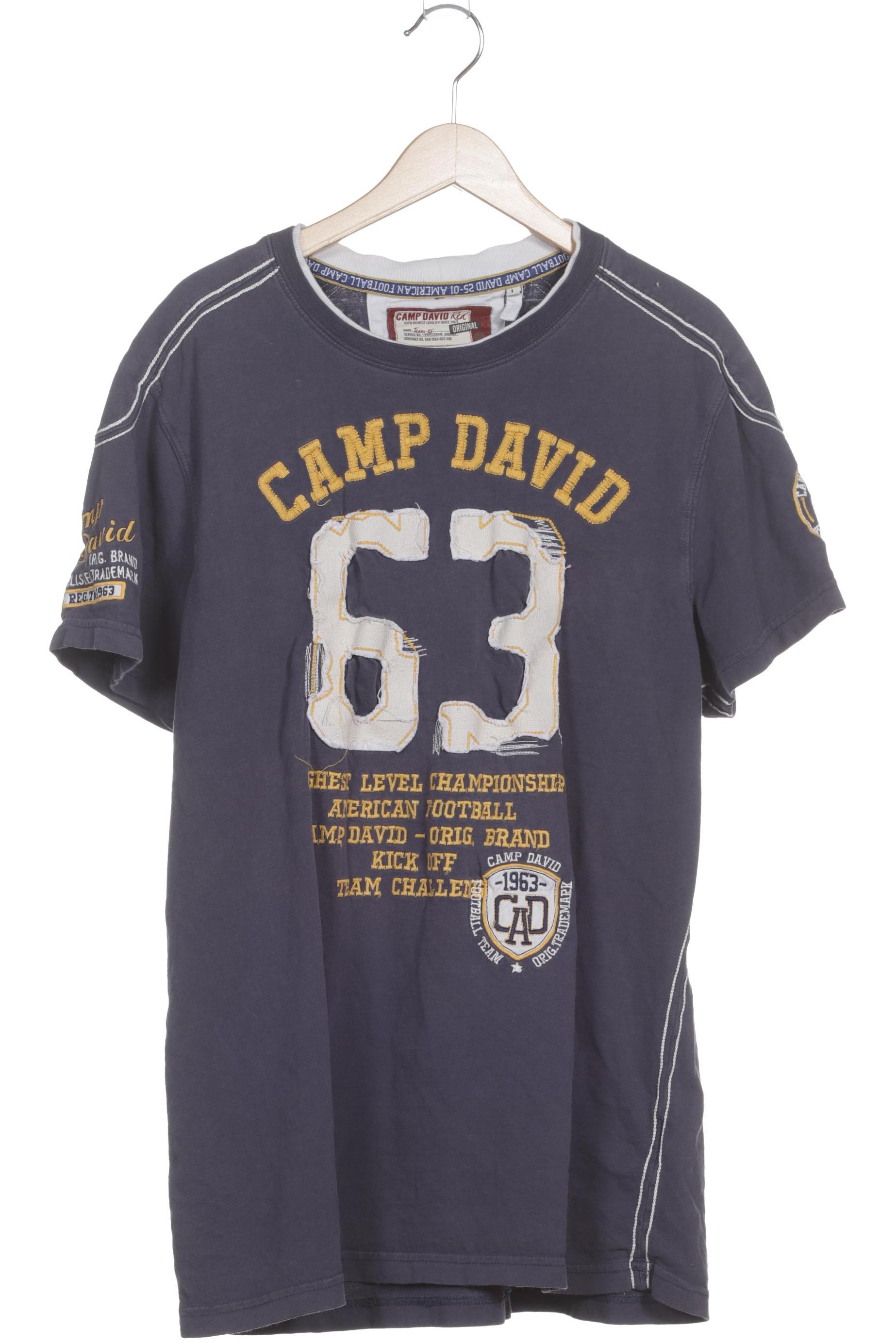 

Camp David Herren T-Shirt, blau, Gr.