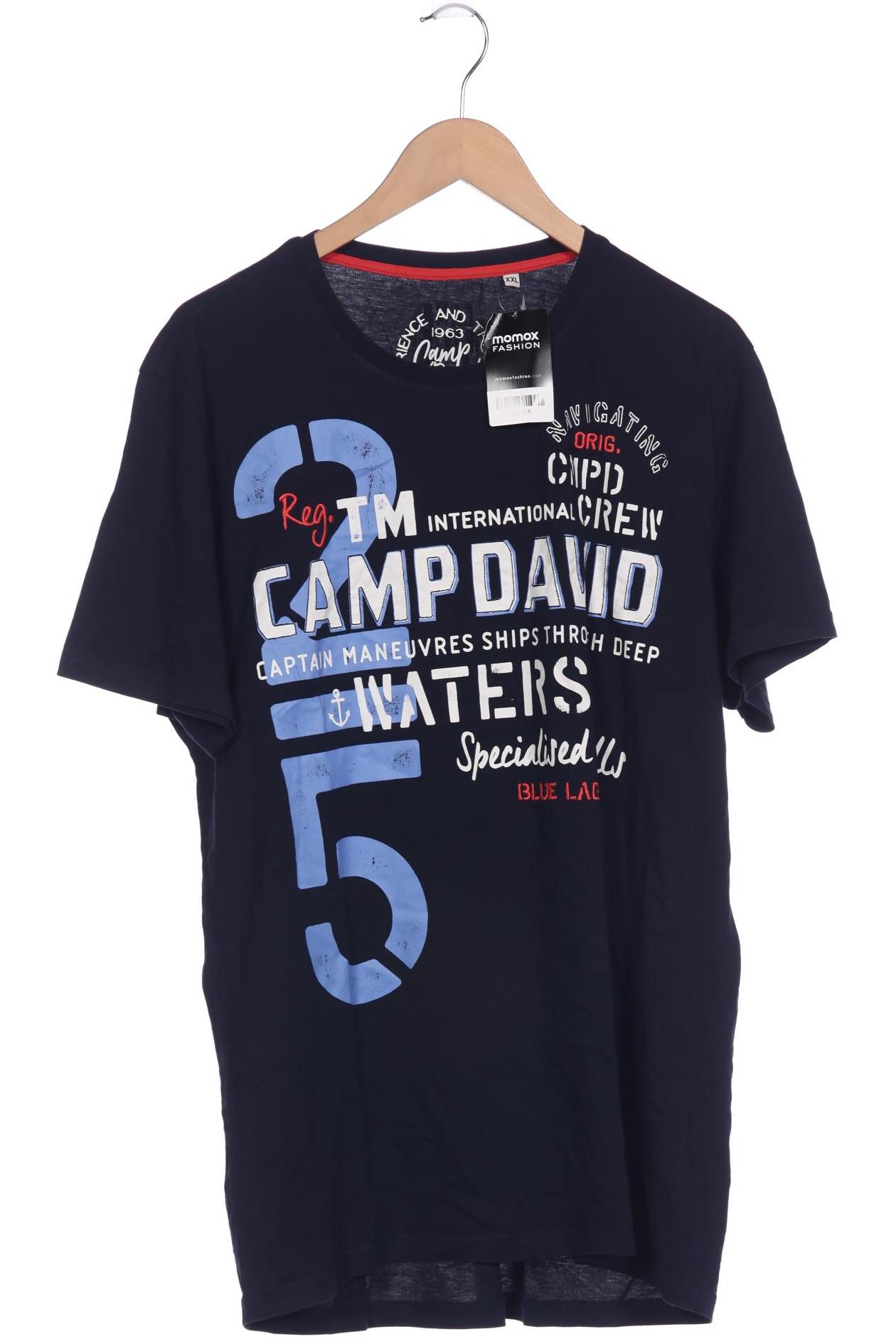 

Camp David Herren T-Shirt, marineblau, Gr. 56