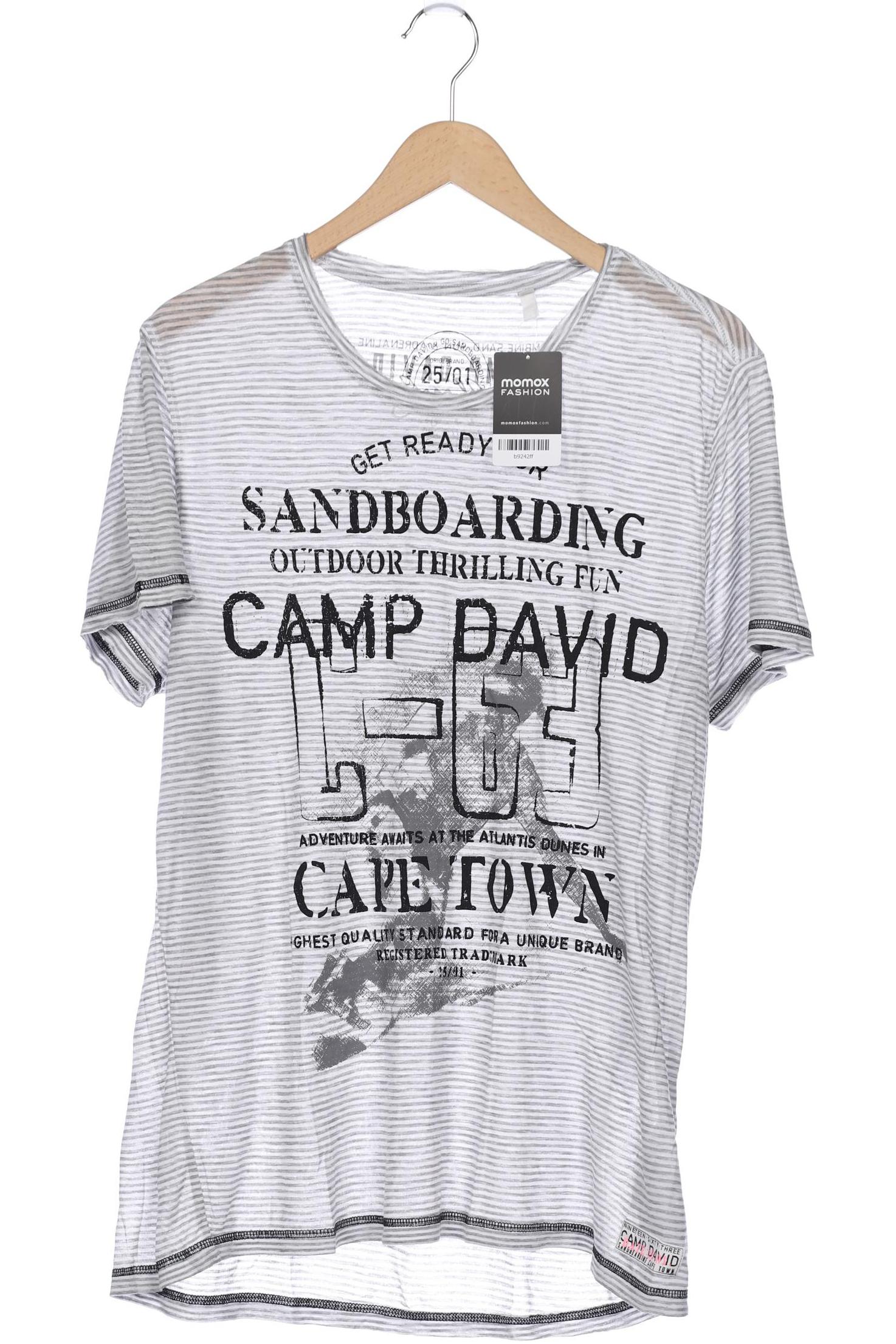 

Camp David Herren T-Shirt, grau, Gr. 52