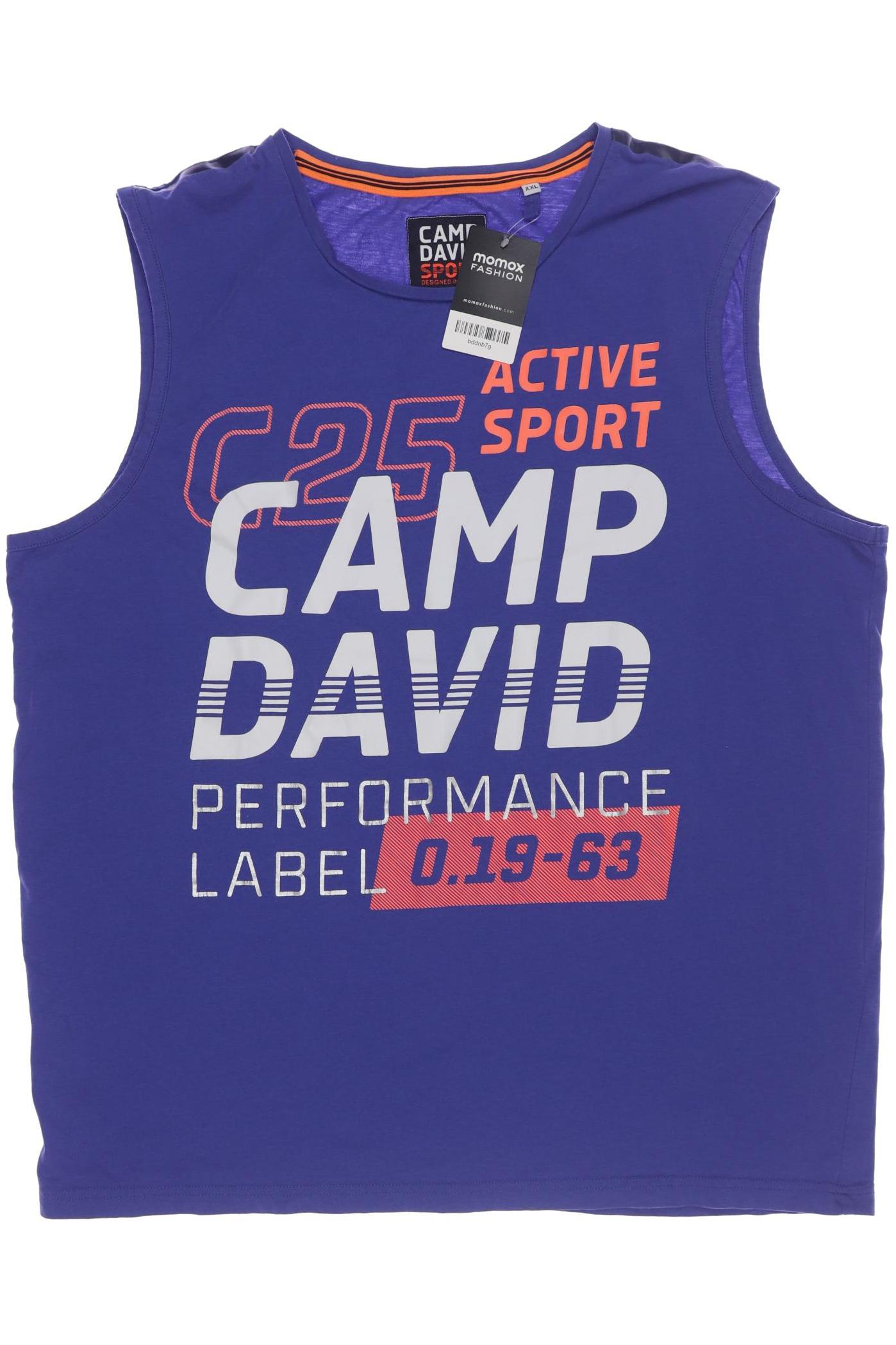 

Camp David Herren T-Shirt, blau, Gr. 56