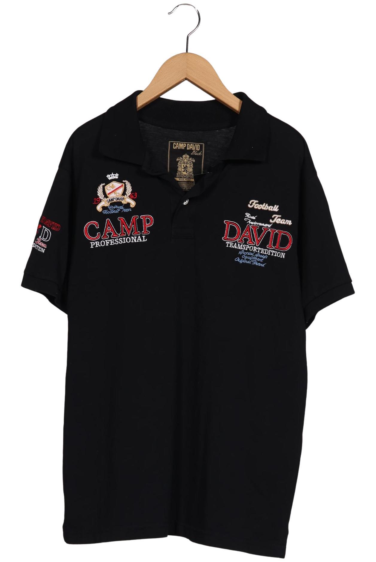 

Camp David Herren Poloshirt, schwarz, Gr. 48