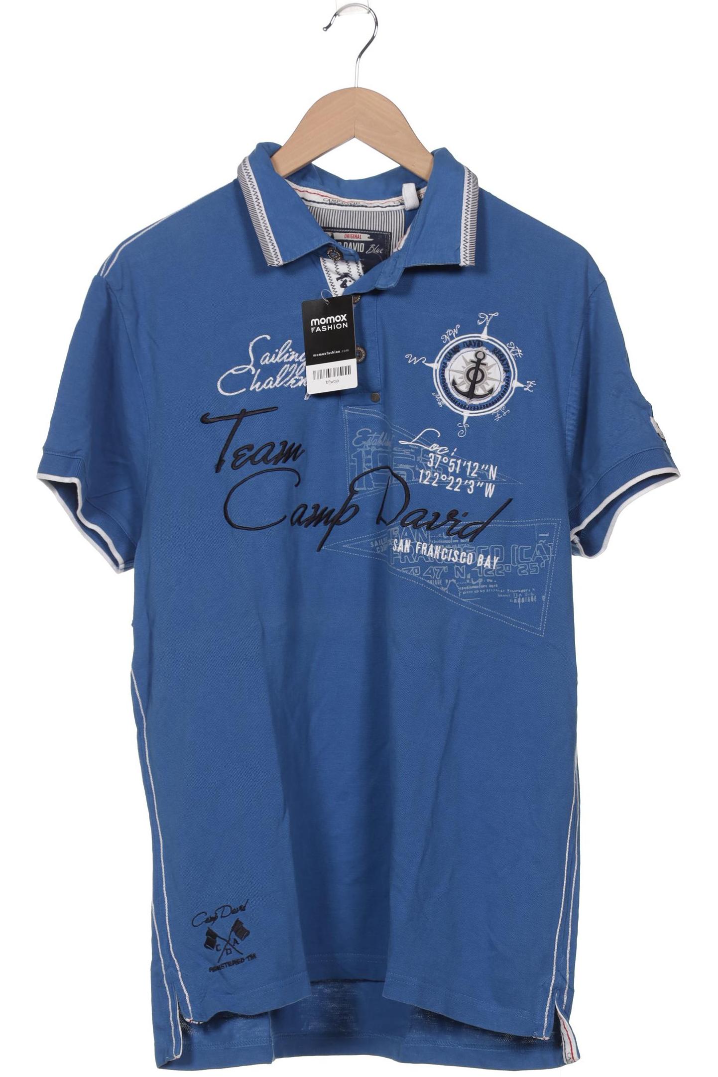 

Camp David Herren Poloshirt, blau, Gr. 54
