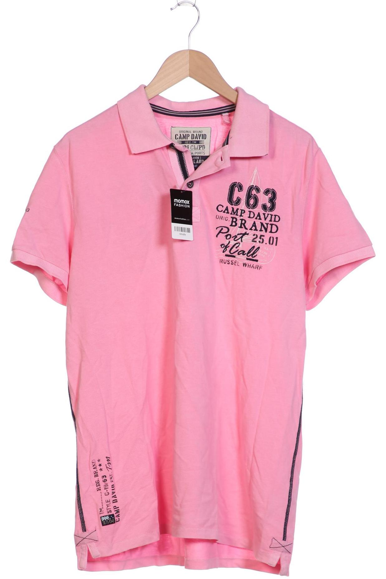 

Camp David Herren Poloshirt, pink