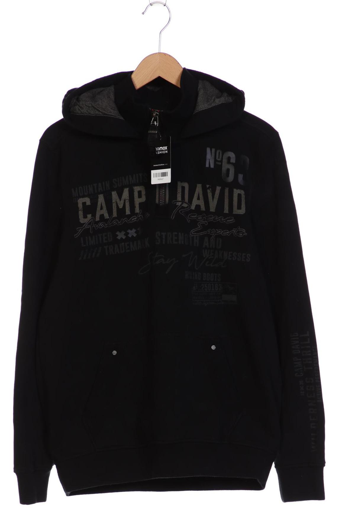 

Camp David Herren Kapuzenpullover, schwarz
