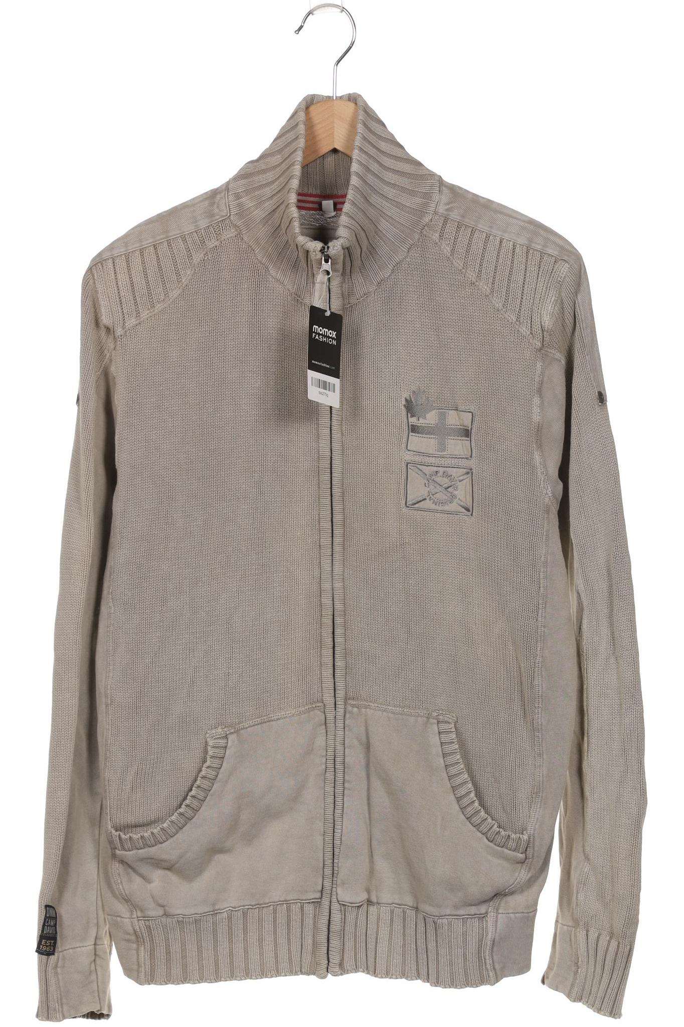 

Camp David Herren Strickjacke, beige, Gr. 52