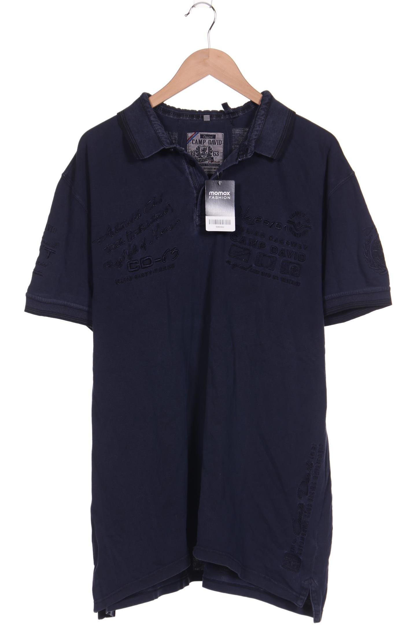 

Camp David Herren Poloshirt, marineblau