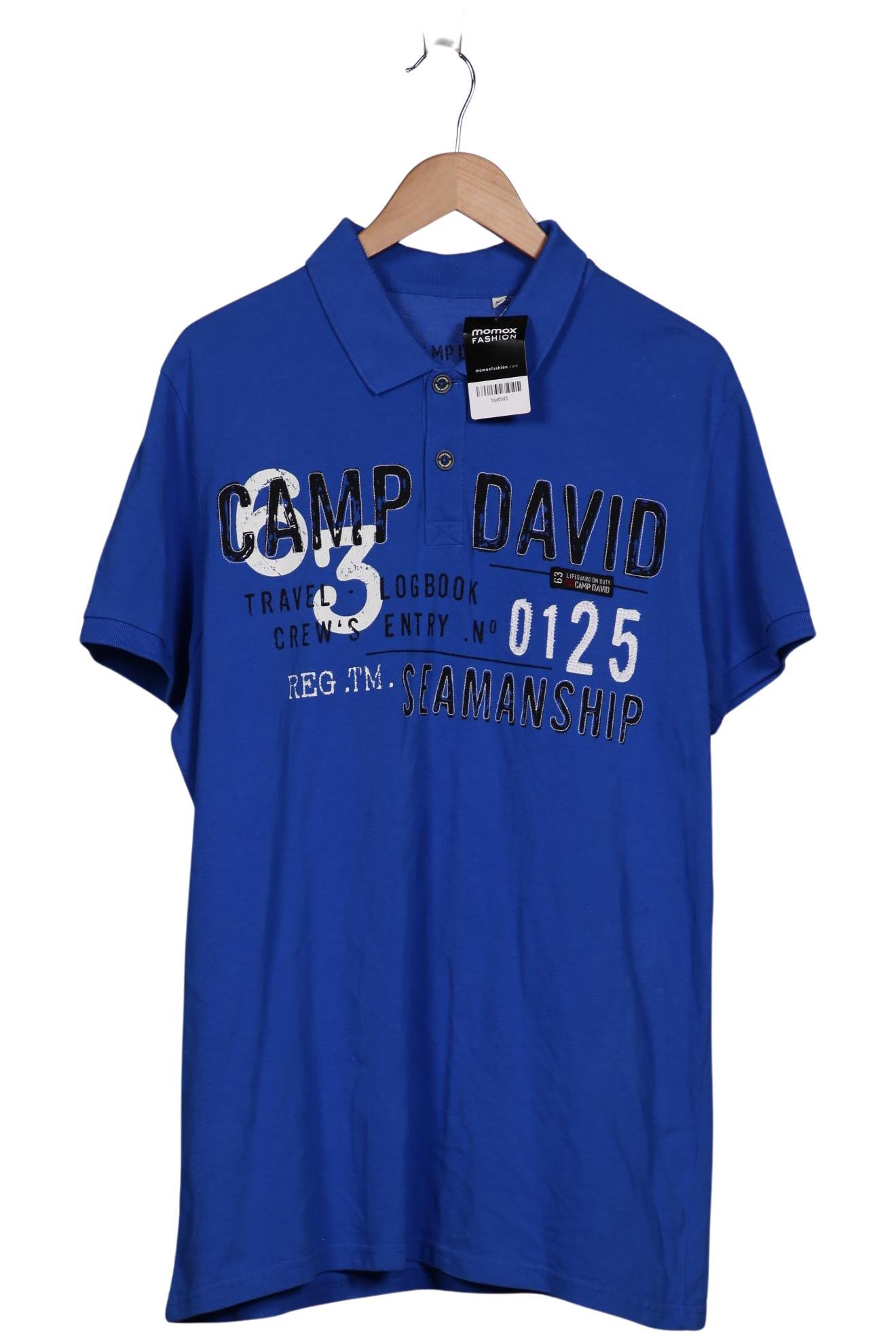 

Camp David Herren Poloshirt, blau, Gr. 54