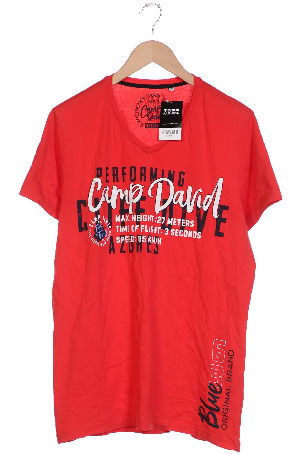 

Camp David Herren T-Shirt, rot