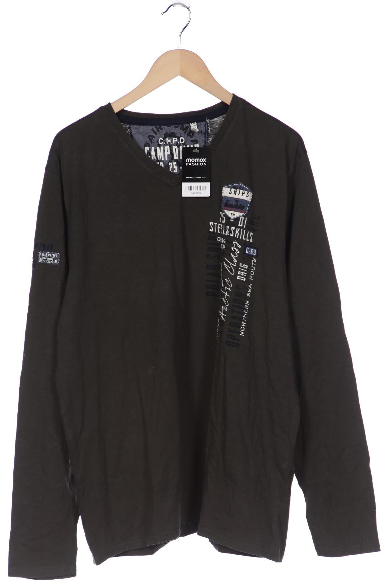 

Camp David Herren Langarmshirt, grün, Gr. 56