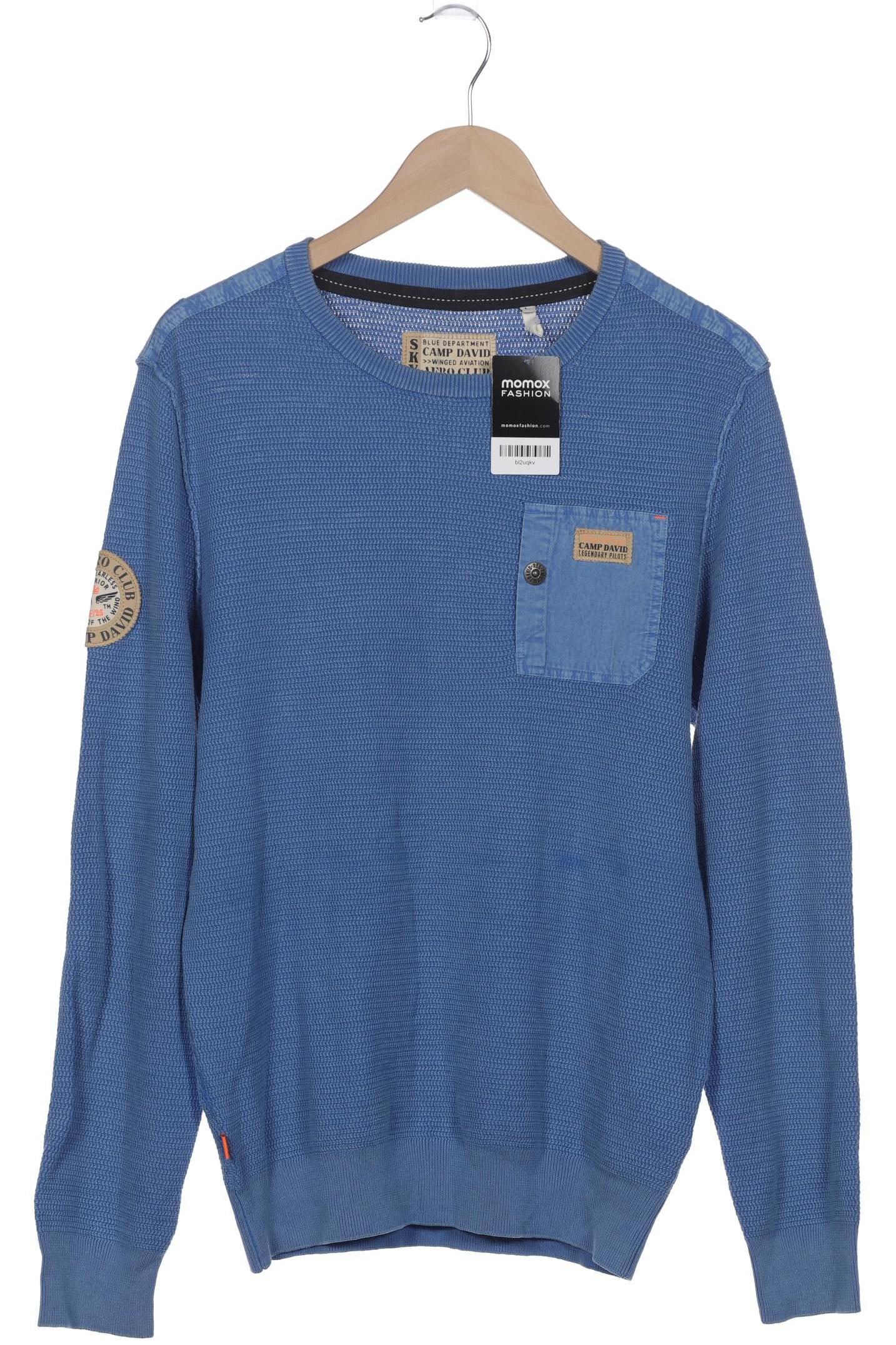 

Camp David Herren Pullover, blau, Gr. 52