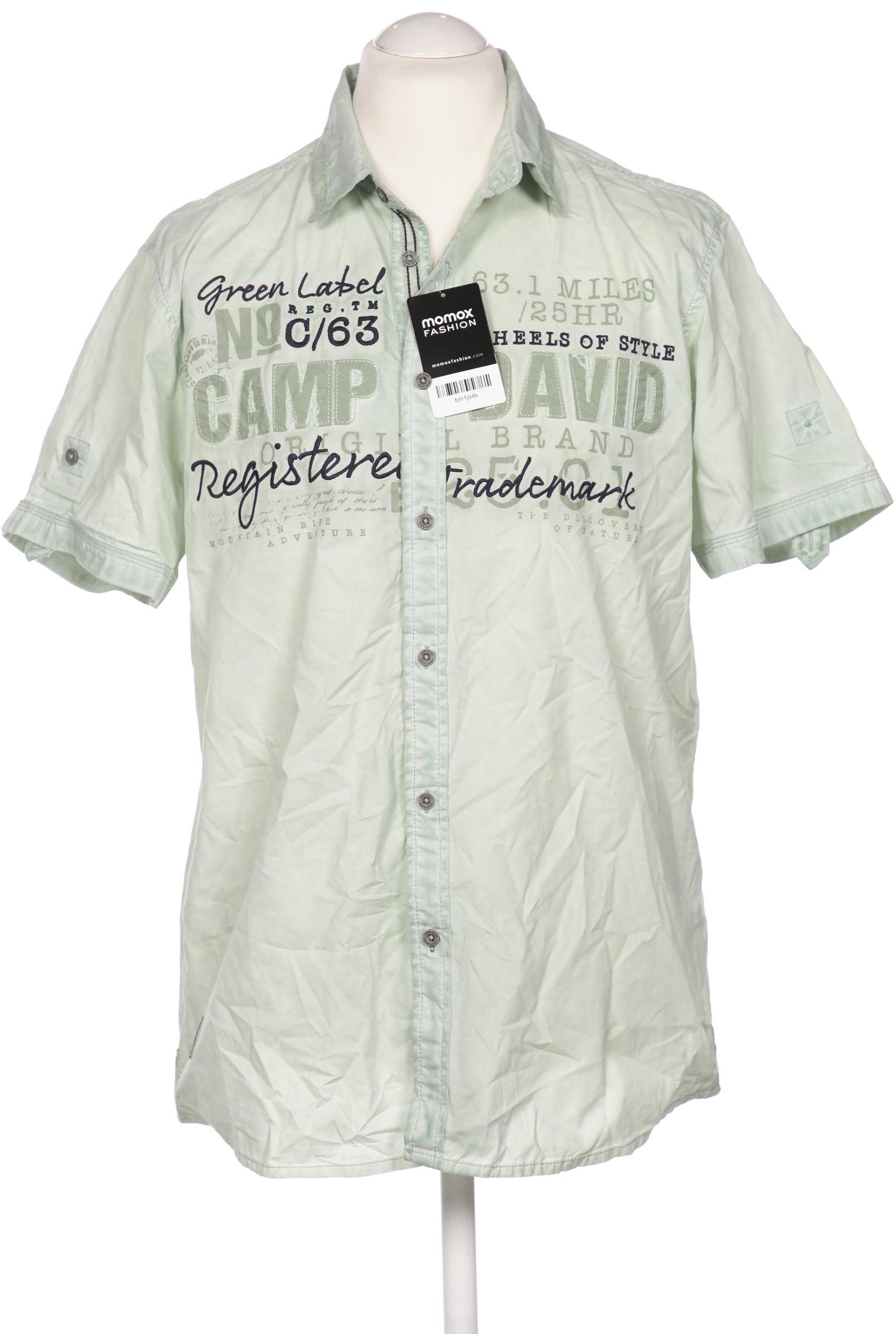 

Camp David Herren Hemd, hellgrün, Gr. 52