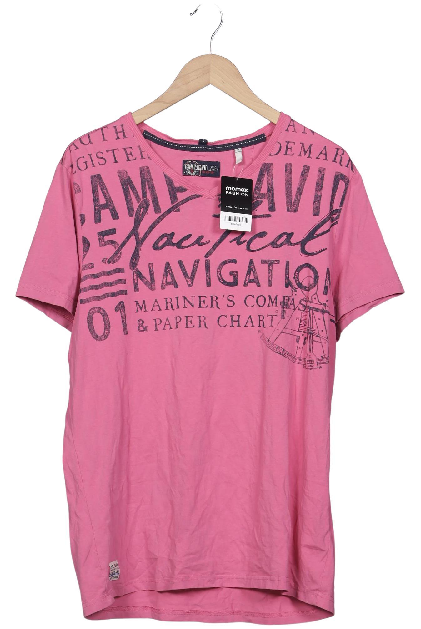 

Camp David Herren T-Shirt, pink, Gr. 54