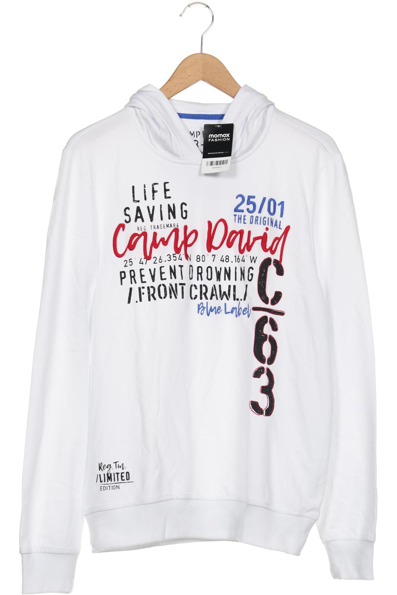 

Camp David Herren Kapuzenpullover, weiß