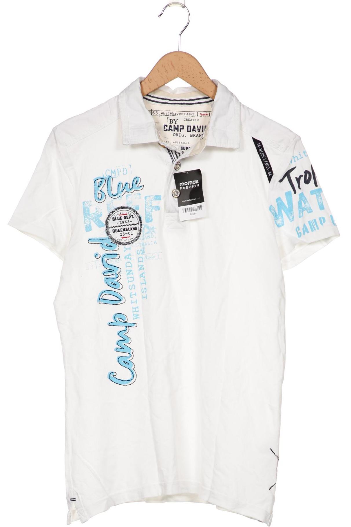 

Camp David Herren Poloshirt, weiß