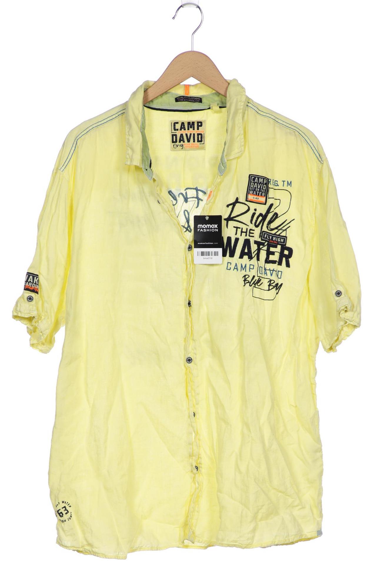 

Camp David Herren Hemd, gelb