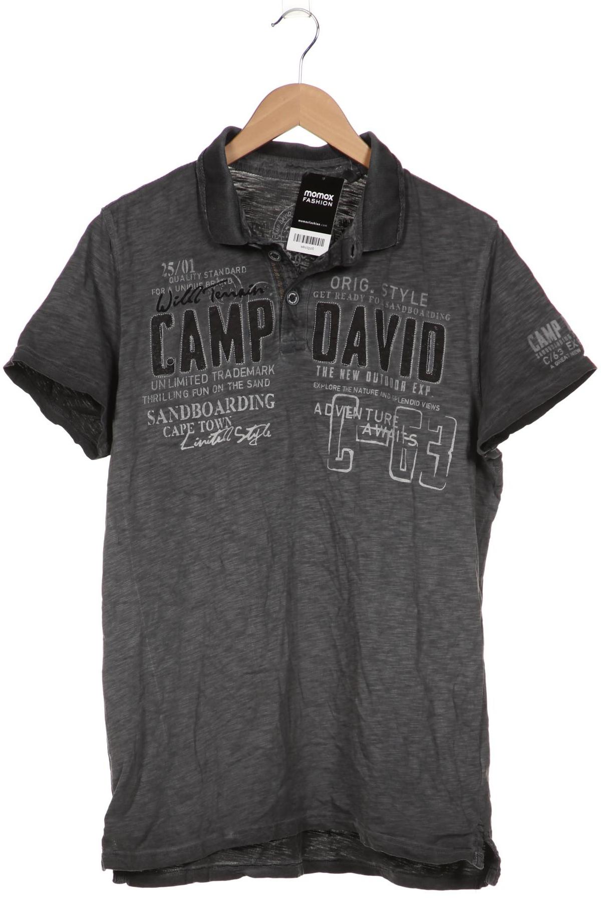 

Camp David Herren Poloshirt, grau, Gr. 54