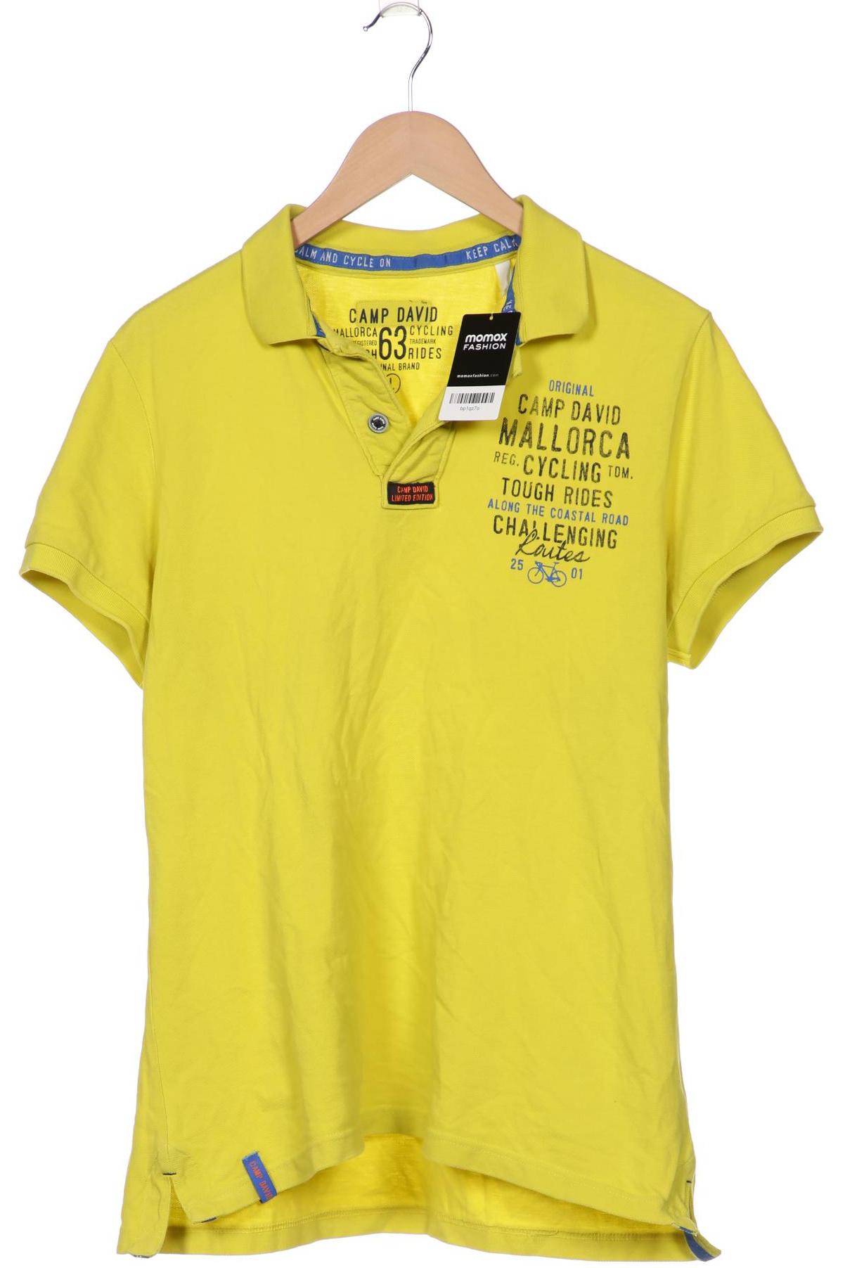 

Camp David Herren Poloshirt, gelb