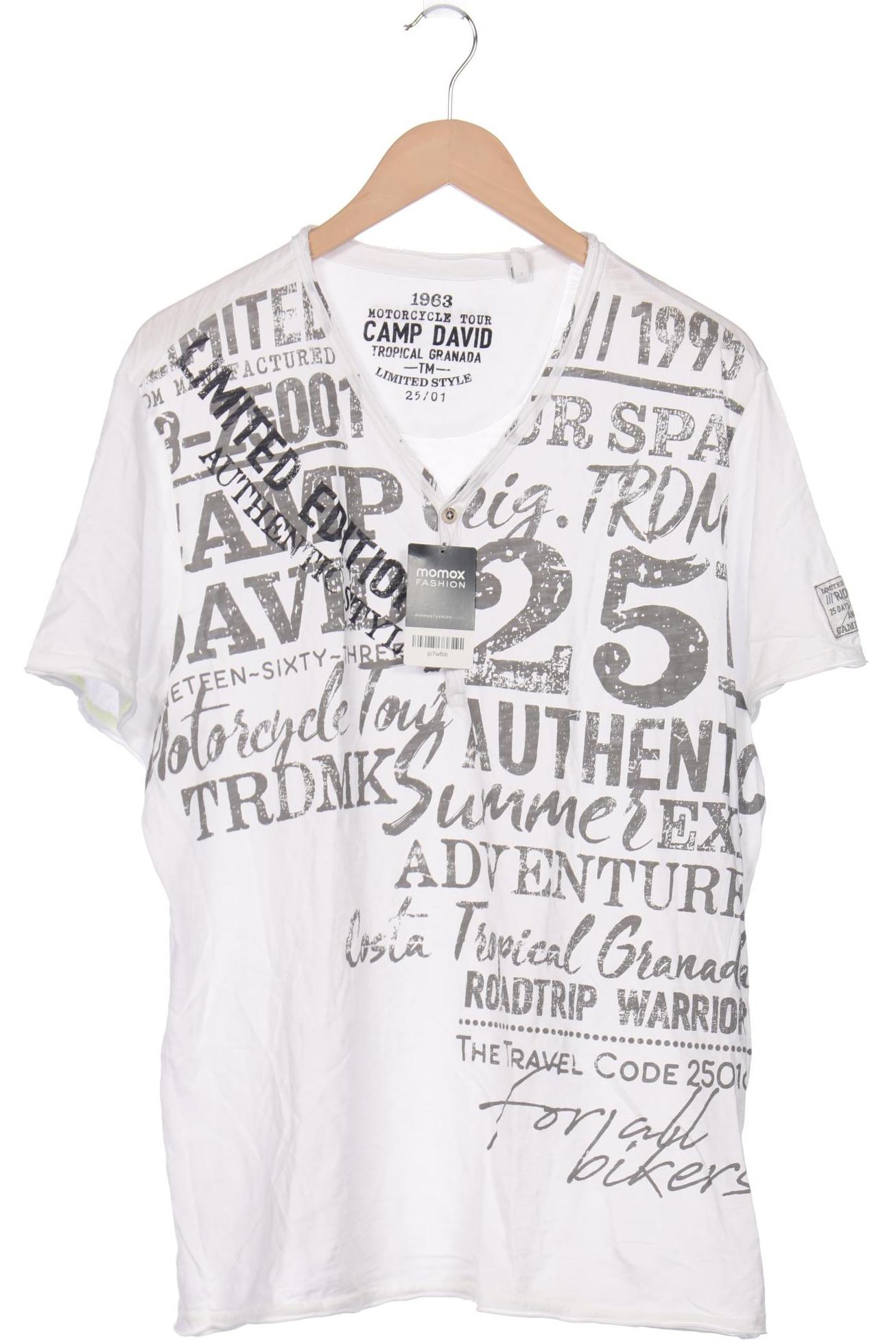 

Camp David Herren T-Shirt, weiß, Gr. 54