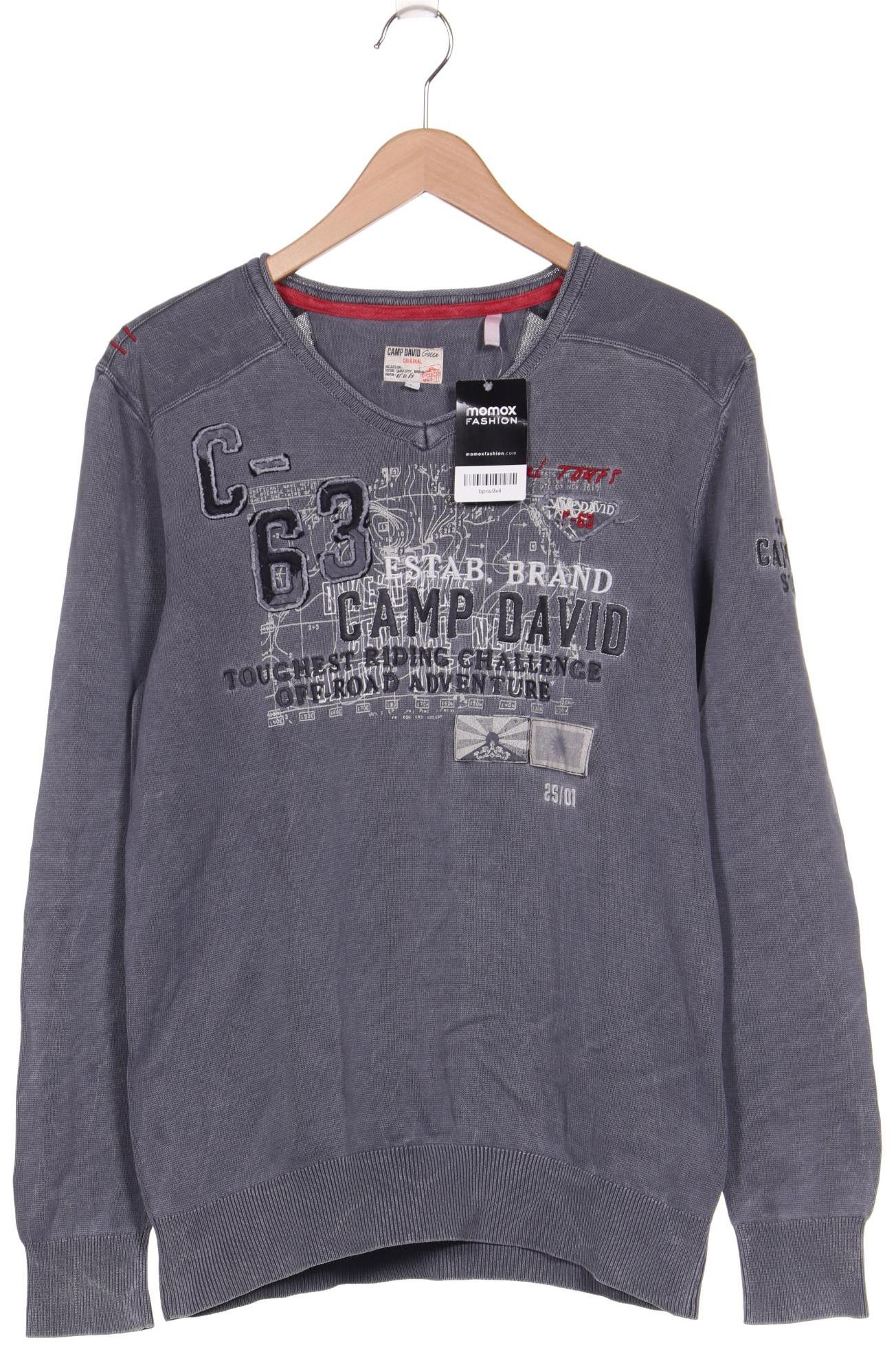 

Camp David Herren Pullover, grau