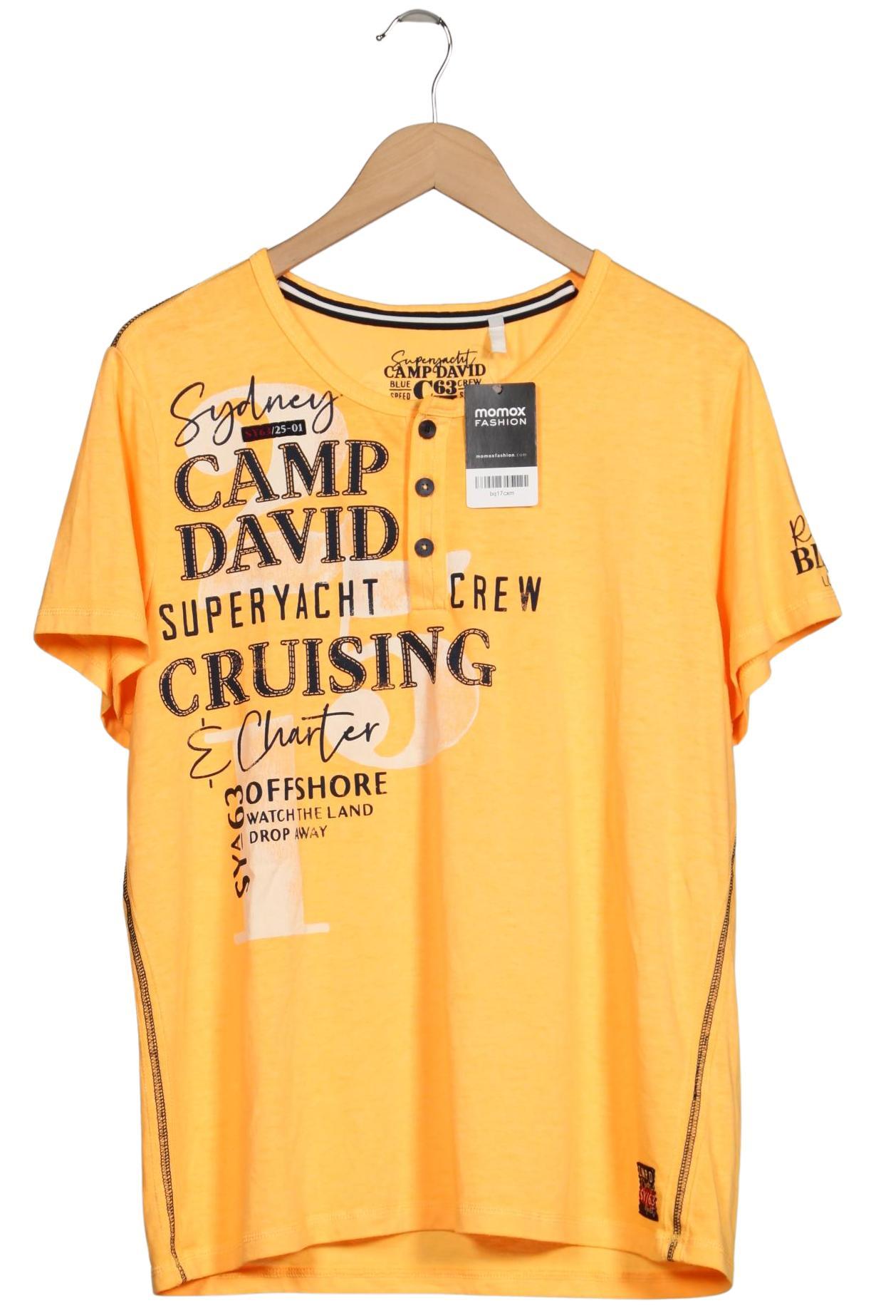 

Camp David Herren T-Shirt, orange, Gr. 54
