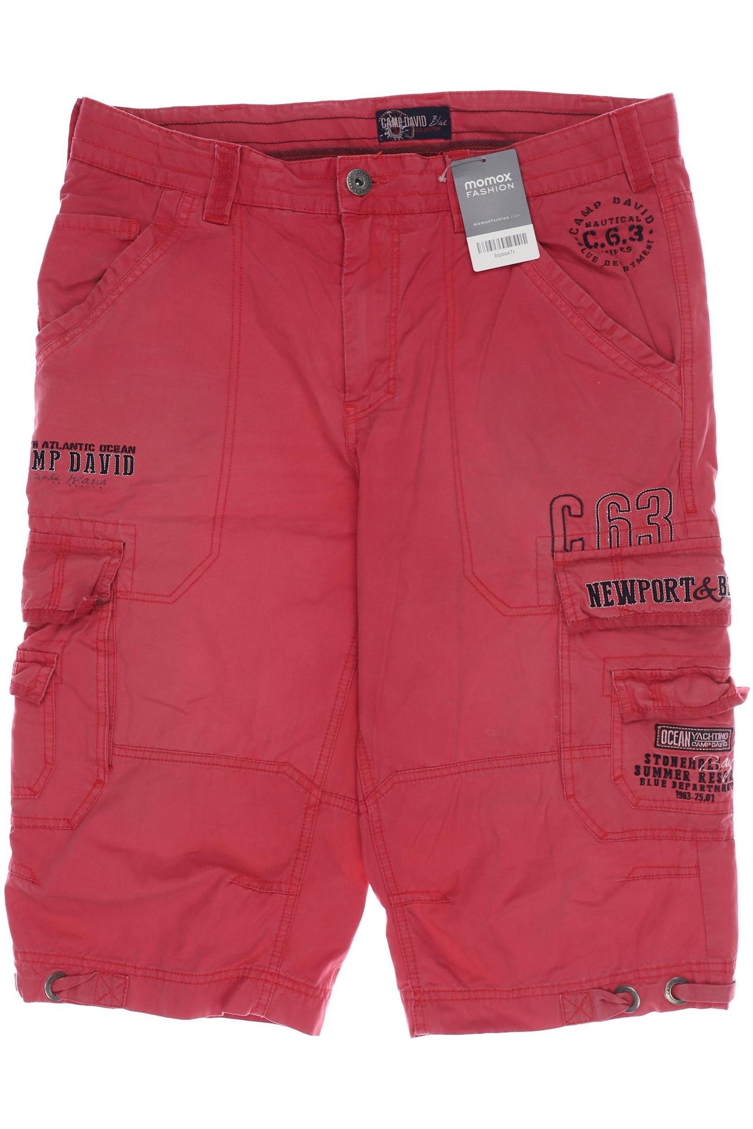 

Camp David Herren Shorts, rot