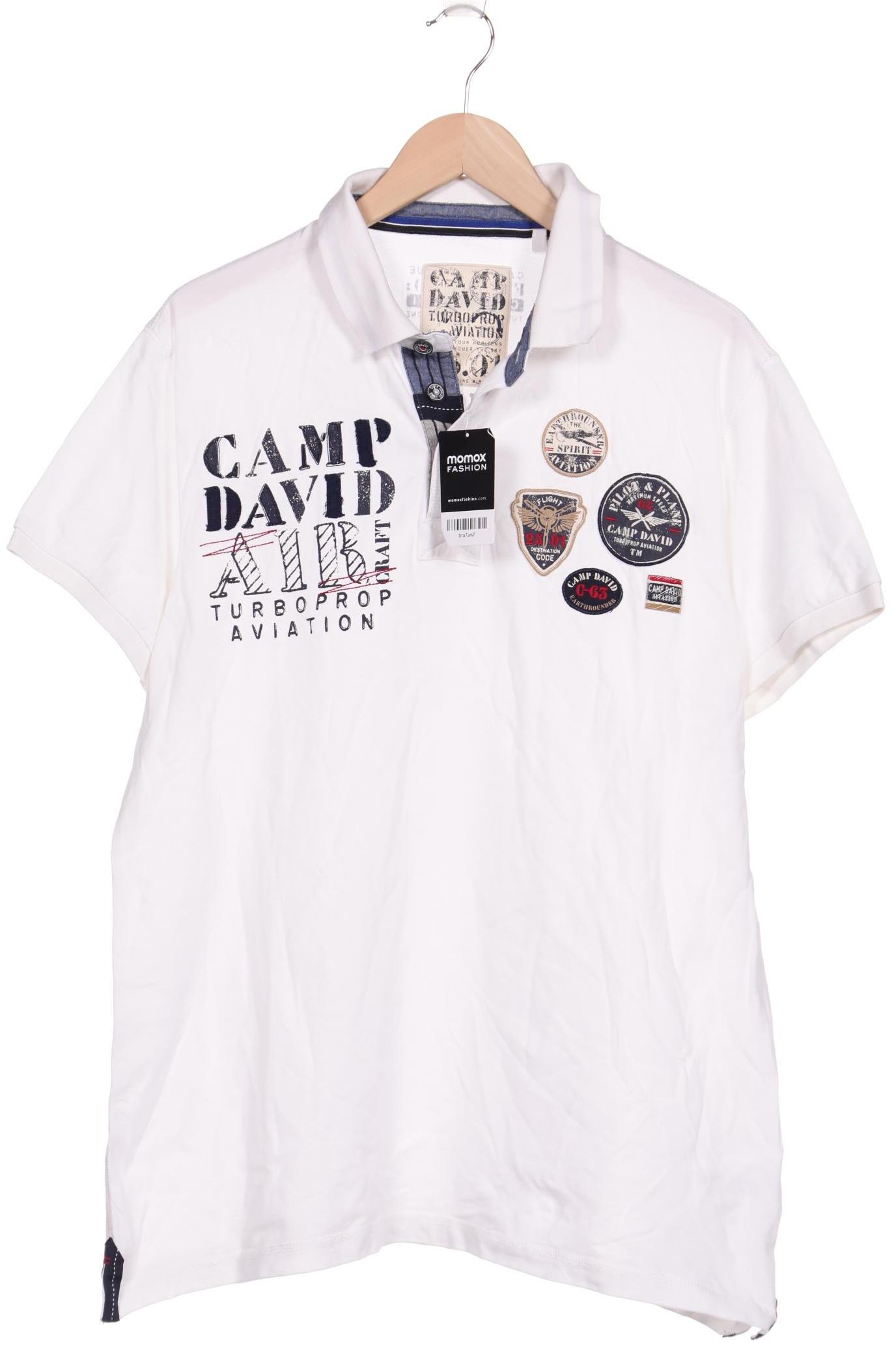 

Camp David Herren Poloshirt, weiß