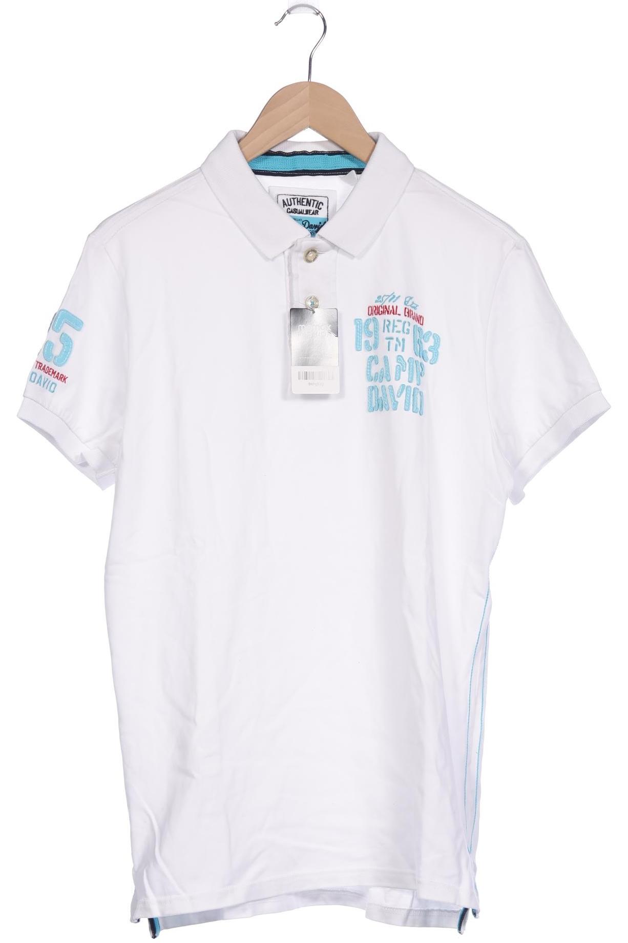 

Camp David Herren Poloshirt, weiß, Gr. 48