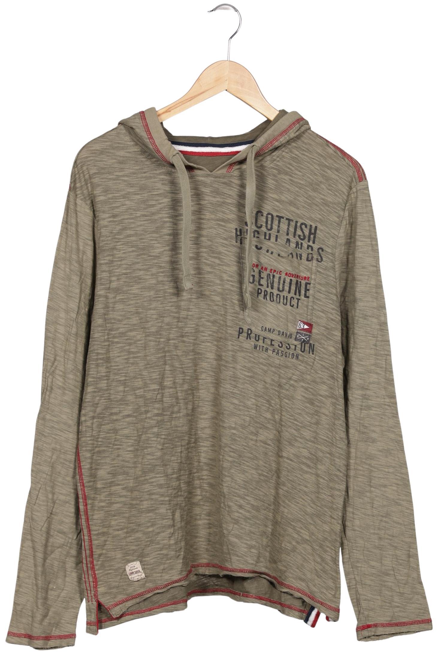 

Camp David Herren Kapuzenpullover, grün, Gr. 48