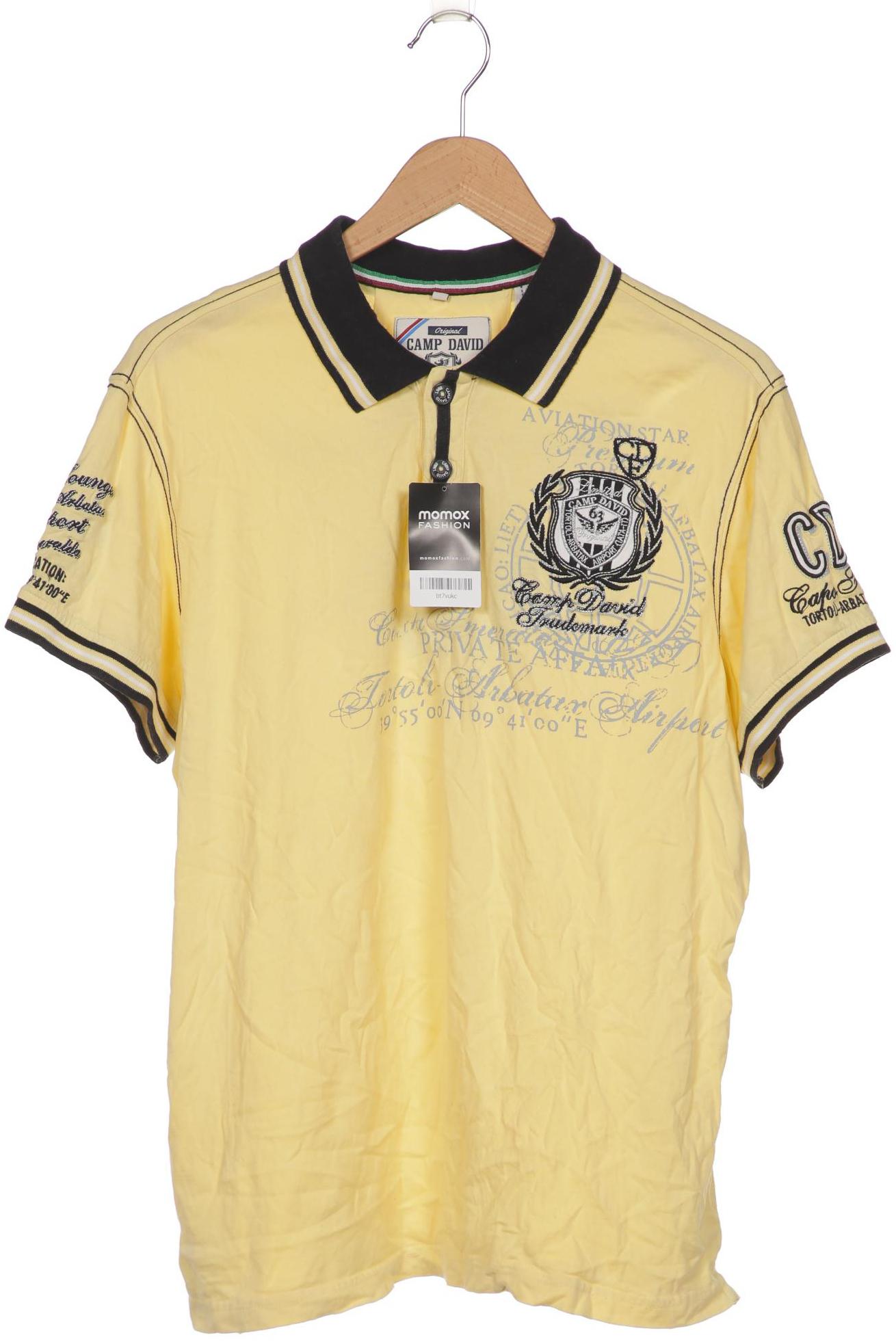 

Camp David Herren Poloshirt, gelb