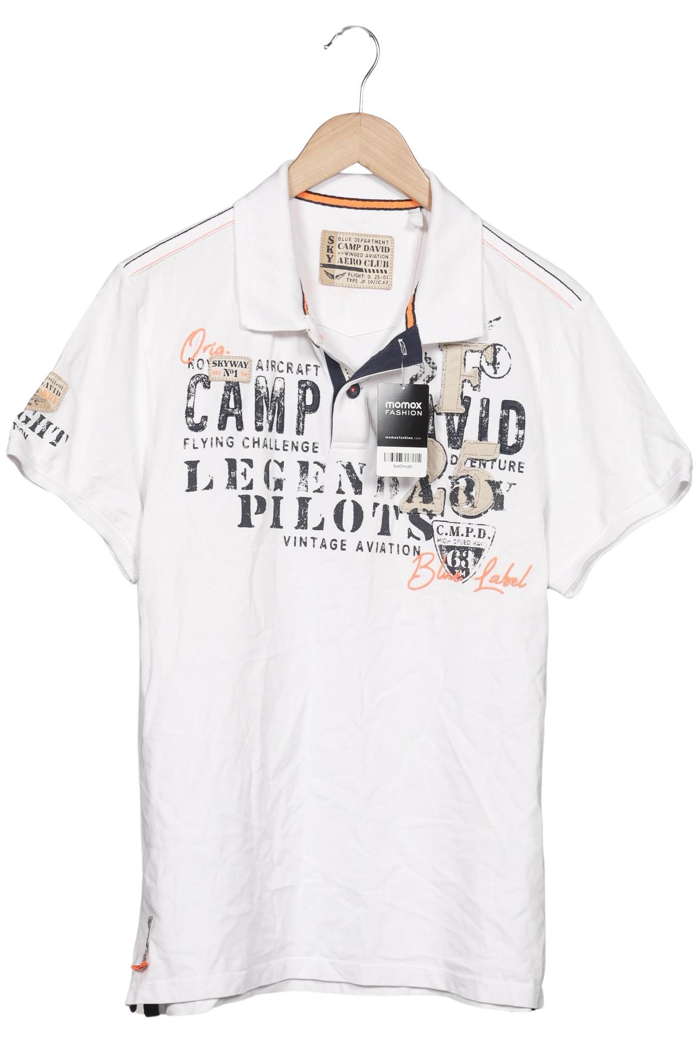 

Camp David Herren Poloshirt, weiß, Gr. 54